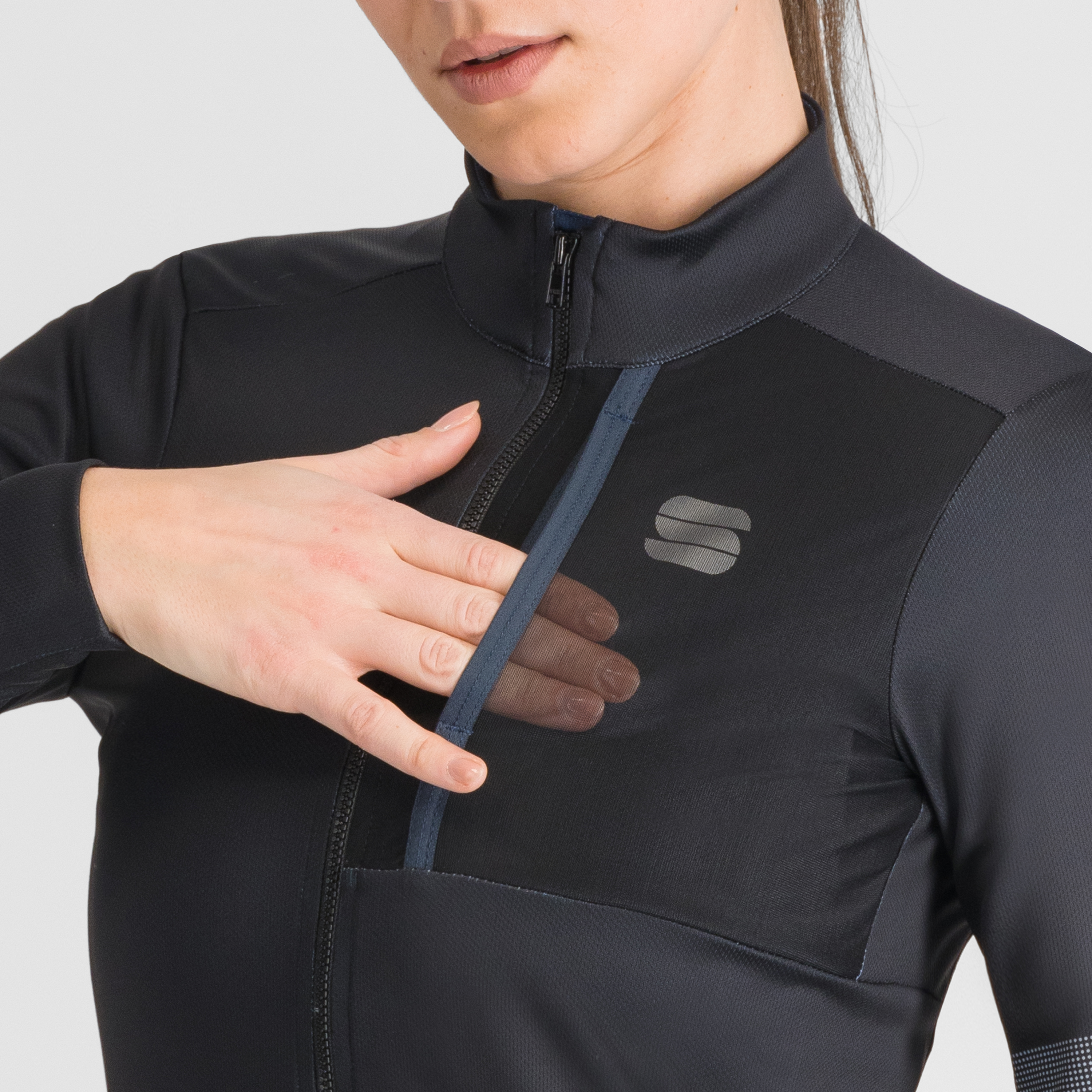 Supergiara woman thermal jersey - black - sportful