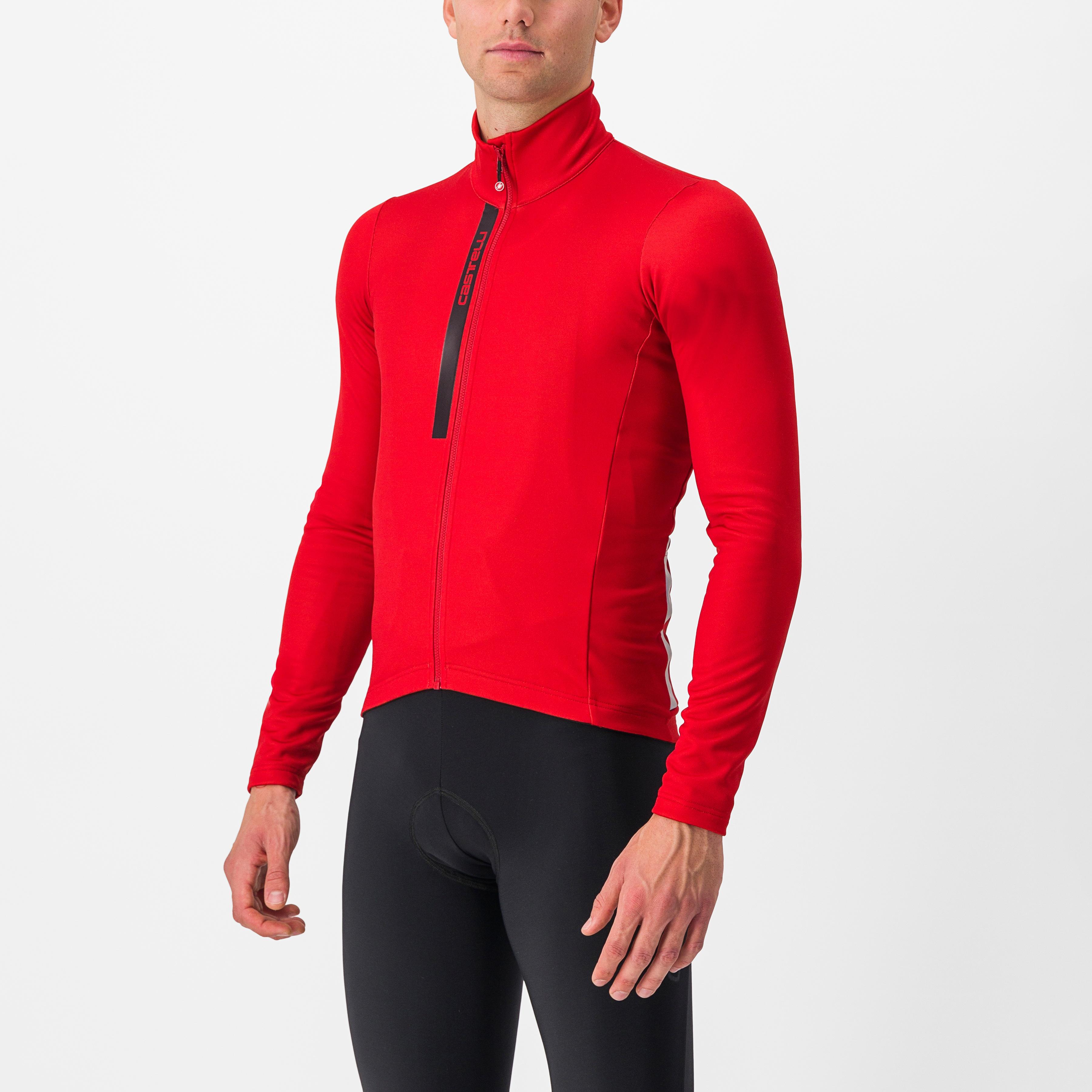 Entrata thermal jersey - rich red/black - castelli