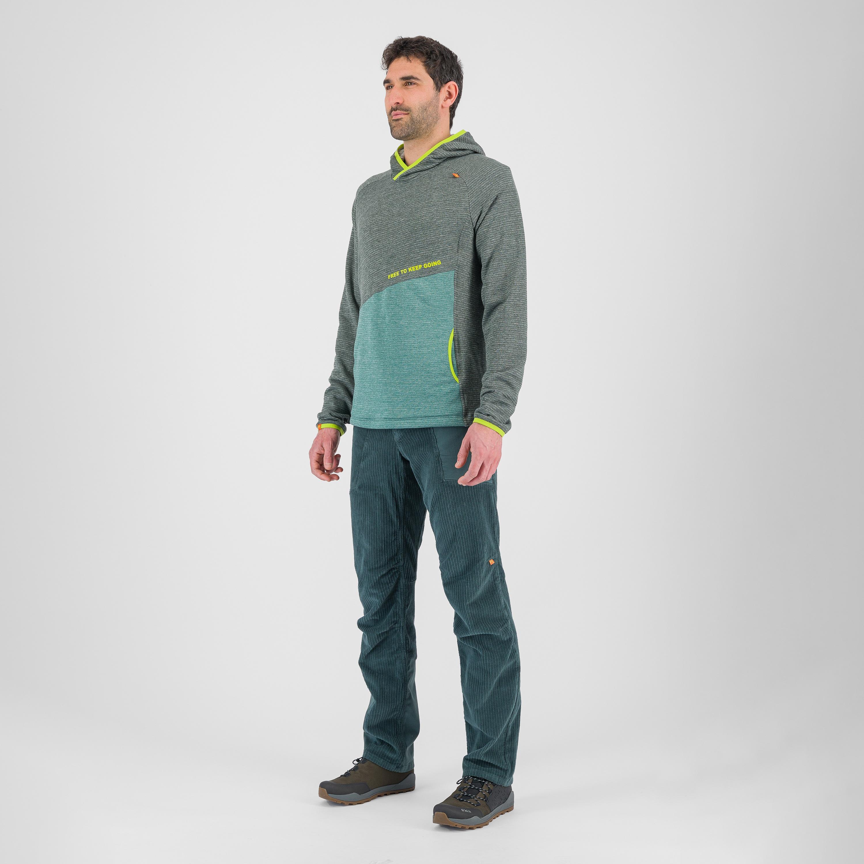Camoscio hoodie - forest/north atlantic - karpos