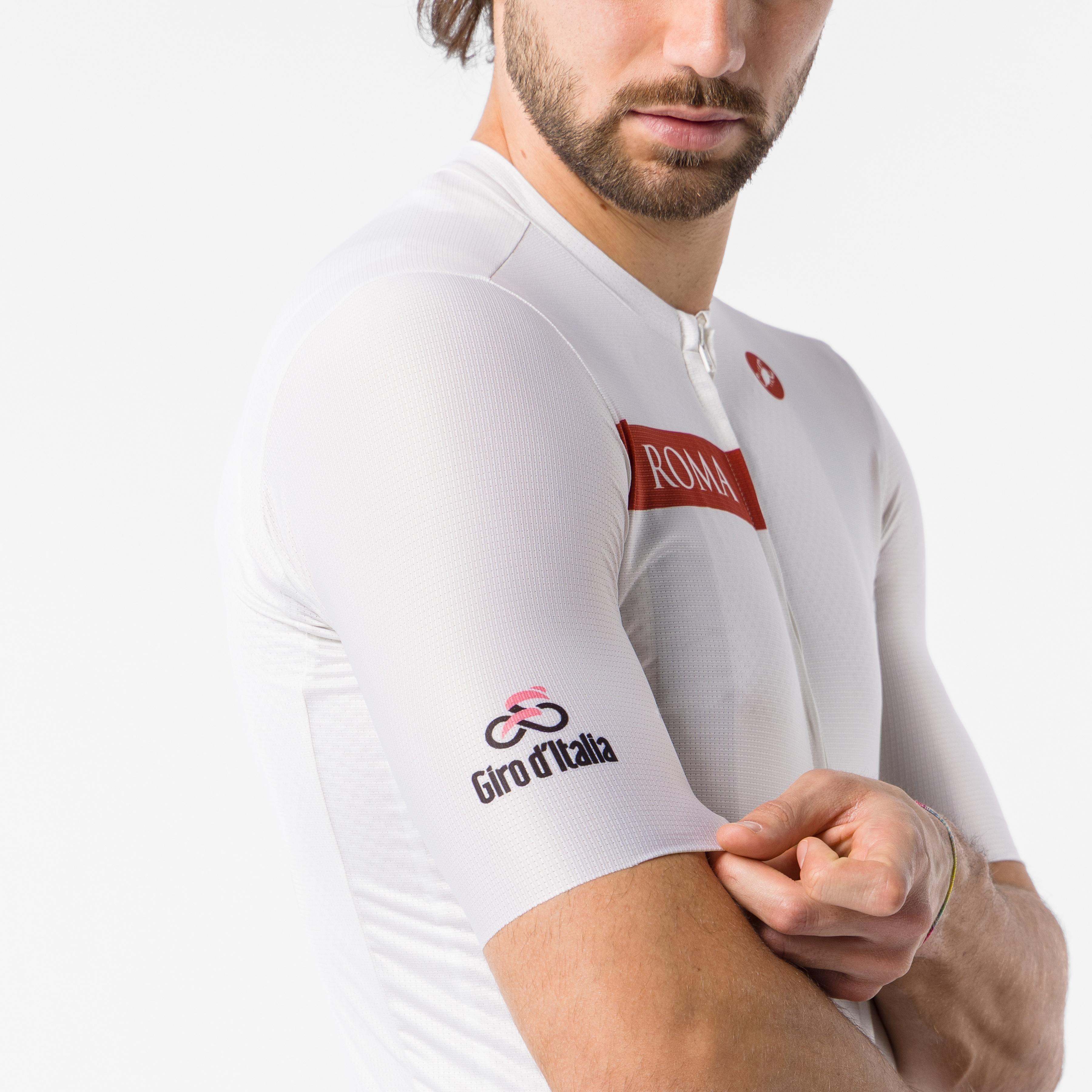 #giro109 rome jersey - chalk/red ochre - castelli