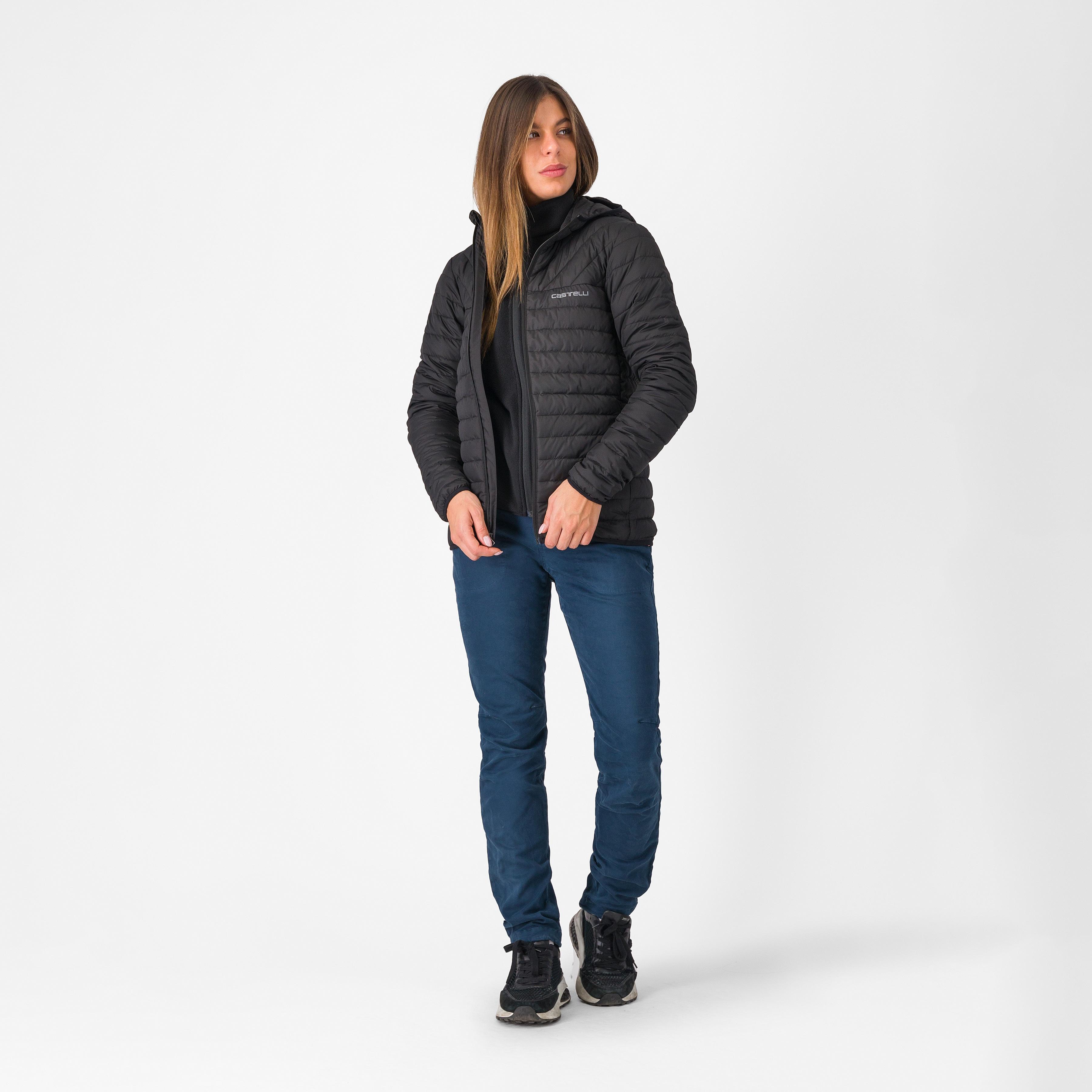 Classico w puffy jacket - black - castelli