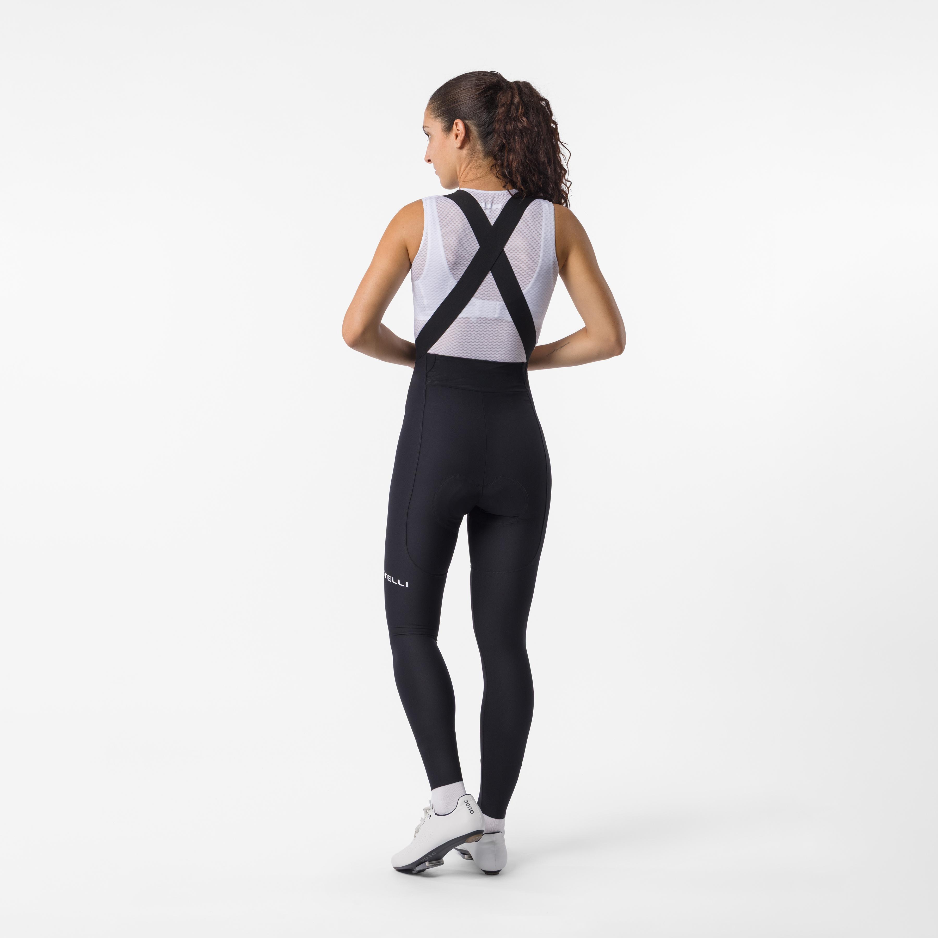 Espresso w dt trnstn bibtight - black - castelli
