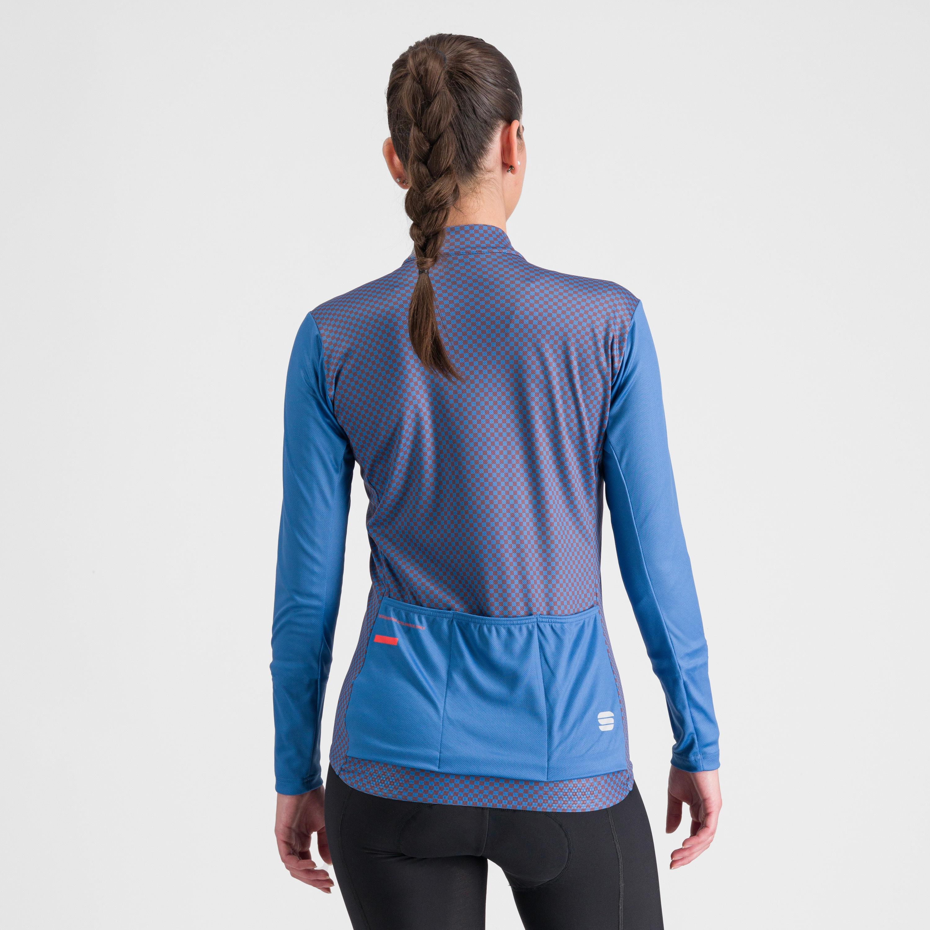 Checkmate w thermal jersey - blue denim huckleberry - sportful