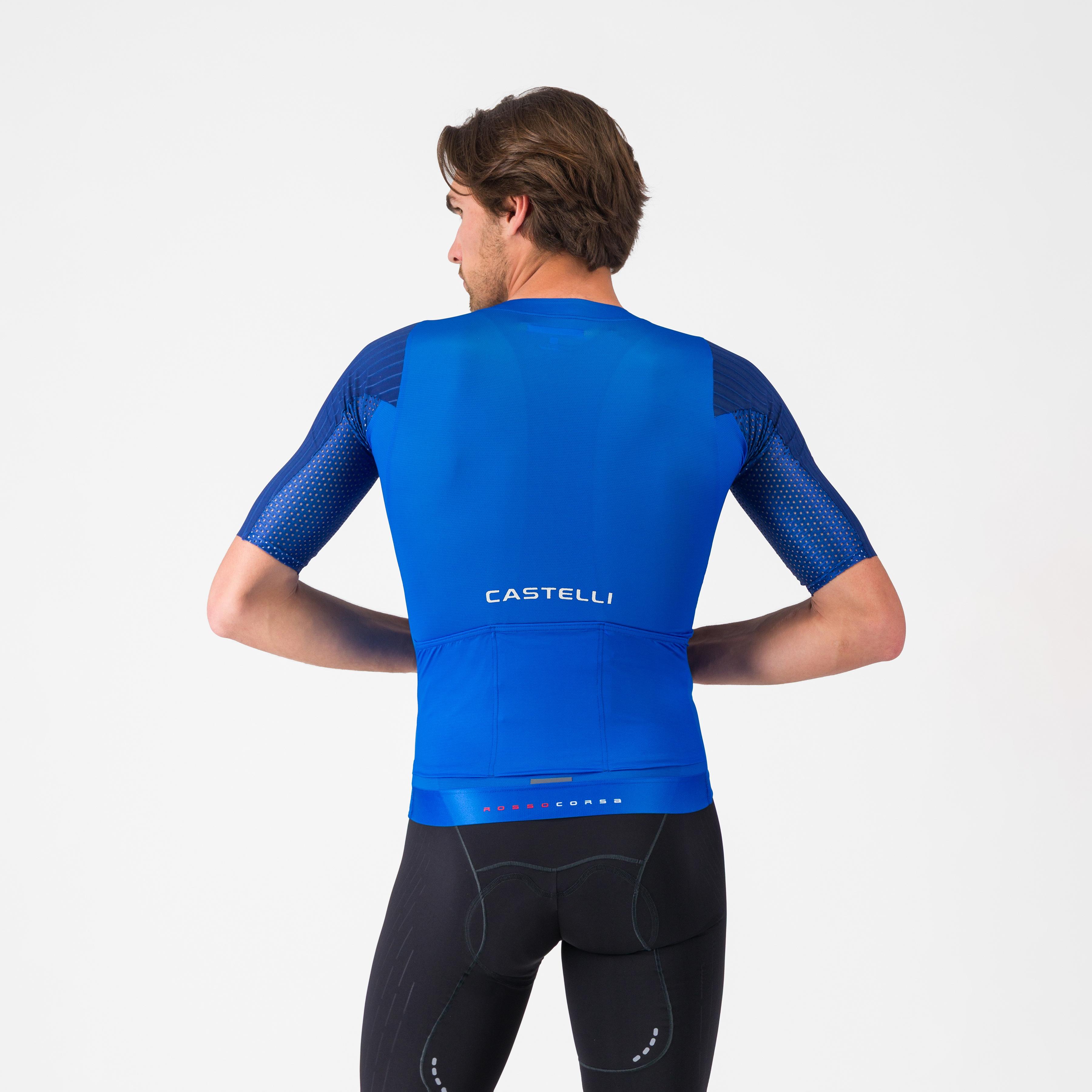 Aero race 8s jersey - azzurro italia - castelli