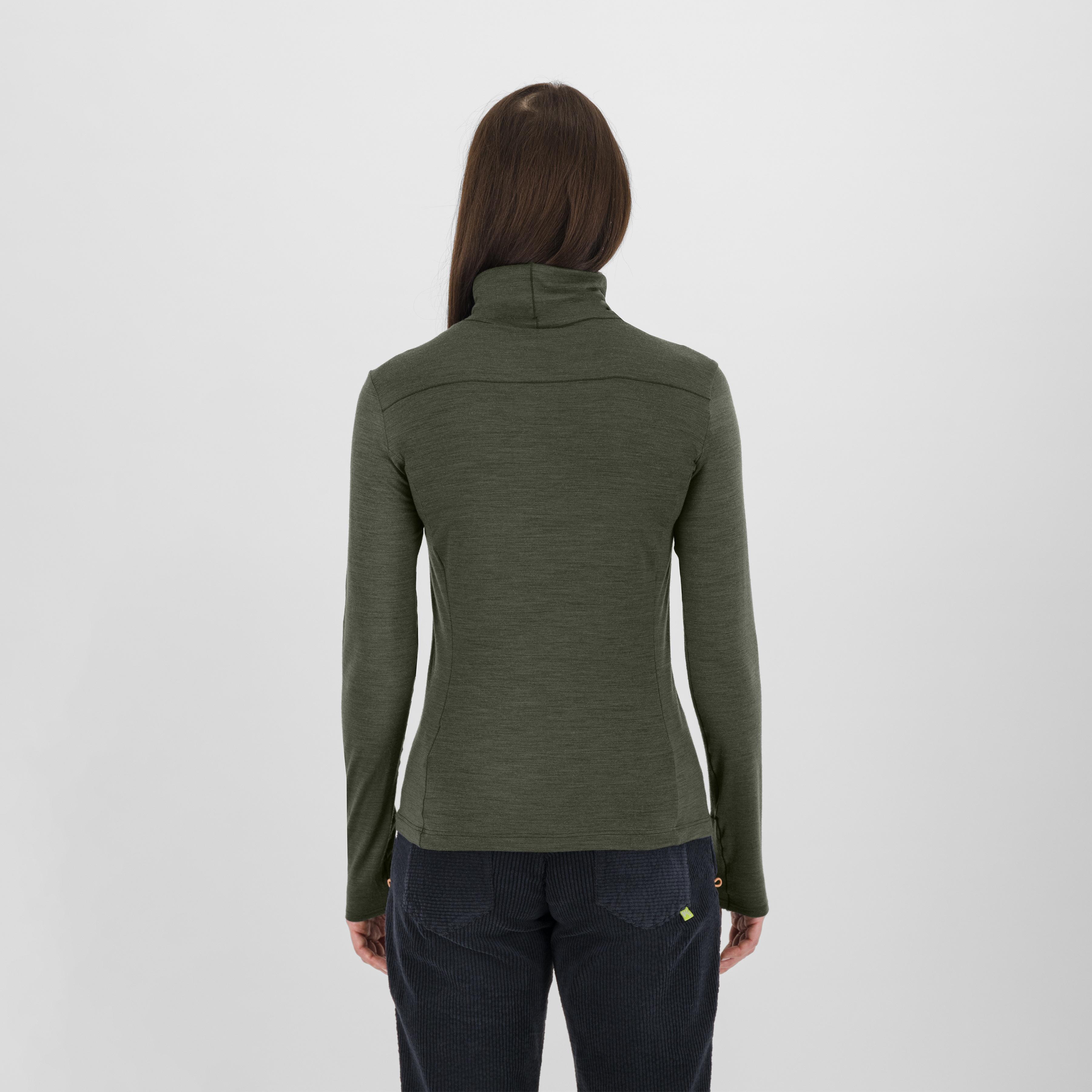 Coppolo merino w high neck ls - deep depths - karpos