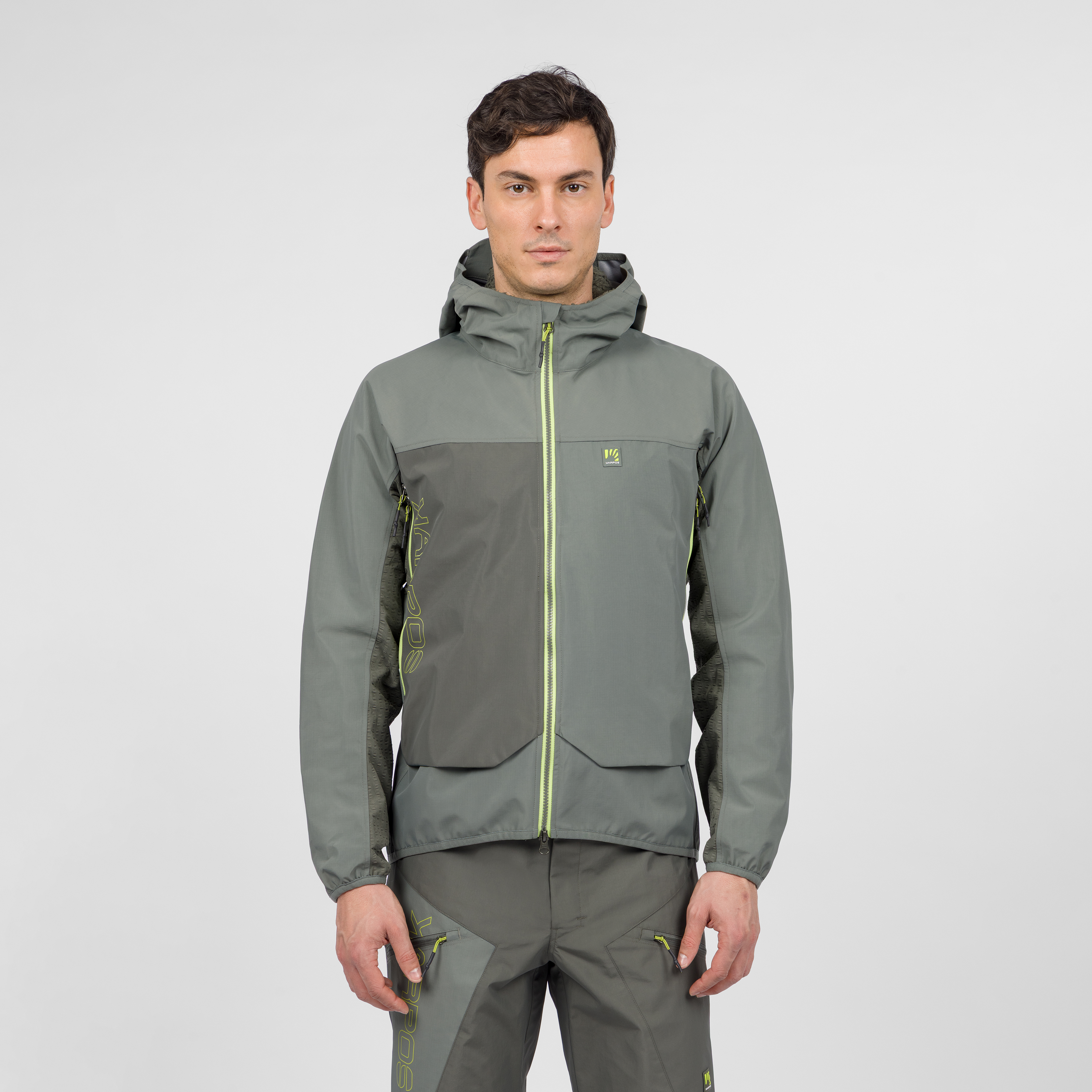 Pizzo bianco evo jacket - castor/kambaba - karpos