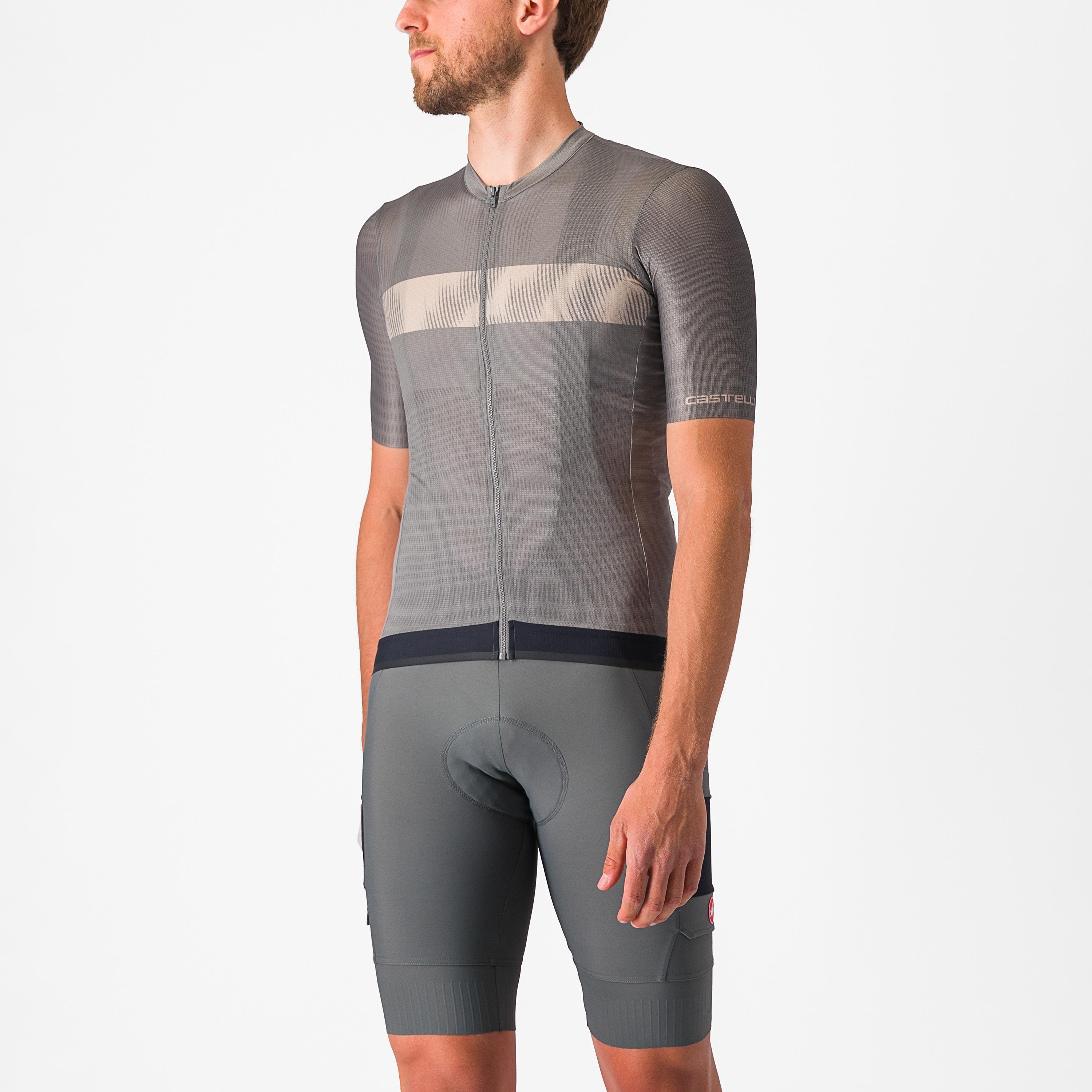 Unlimited endurance jersey - gunmetal gray/clay - castelli