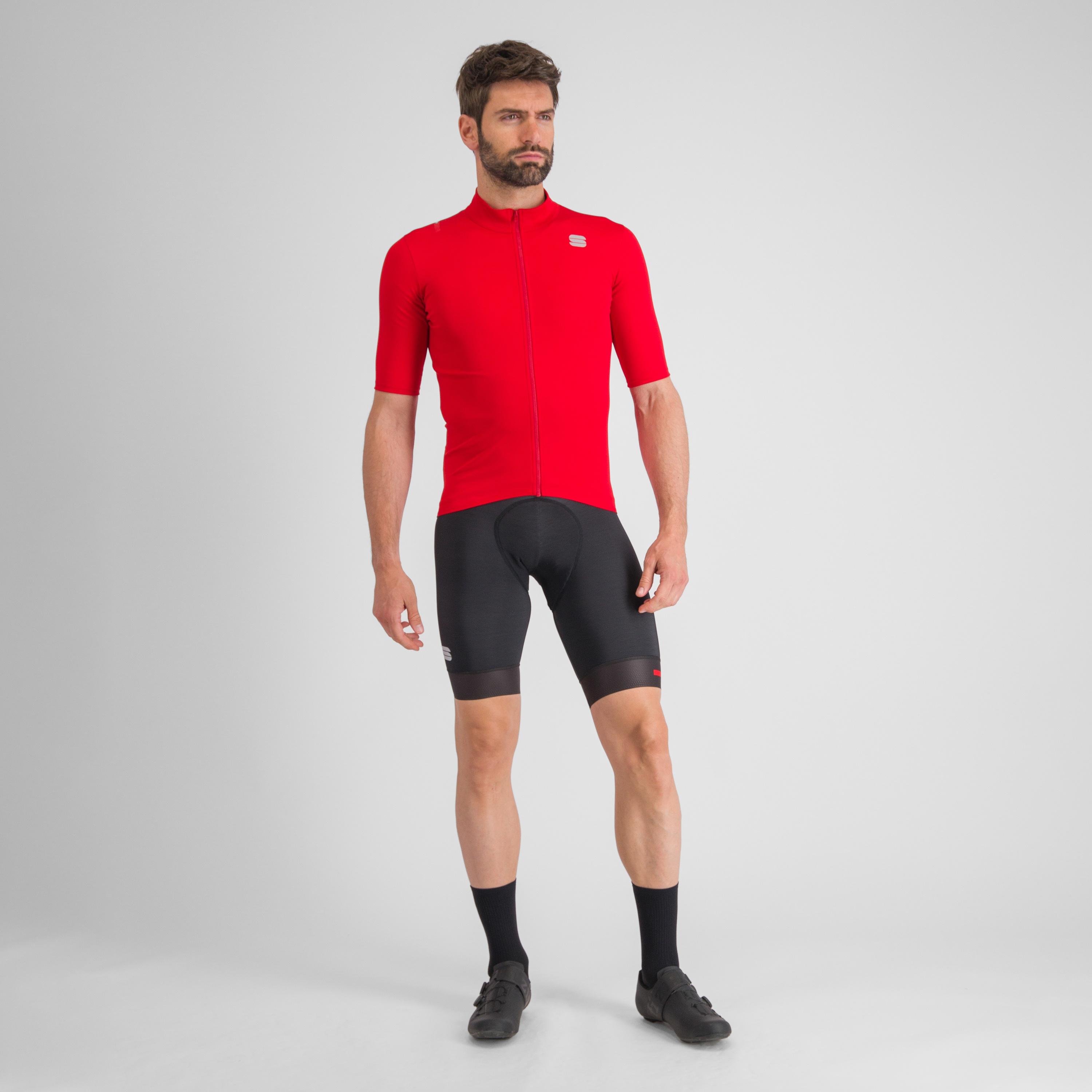 Fiandre light  short sleeve jacket - tango red - sportful