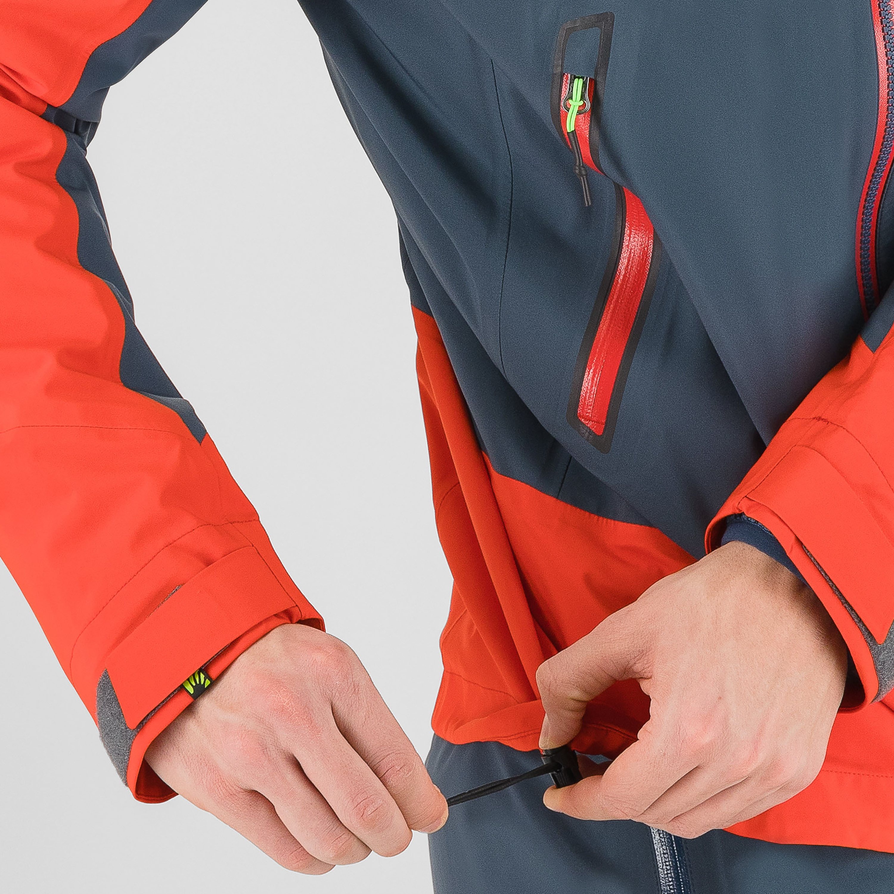 Storm evo jacket - midnight/fiery red - karpos