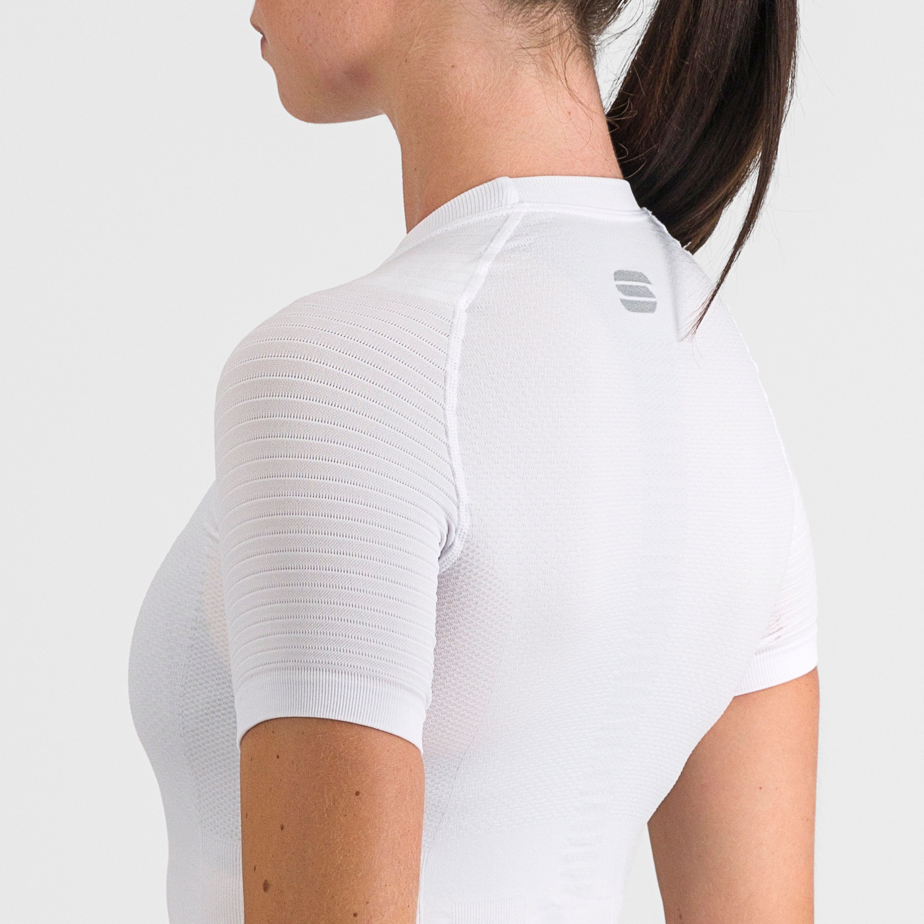 2nd skin w tee - white white silver - sportful