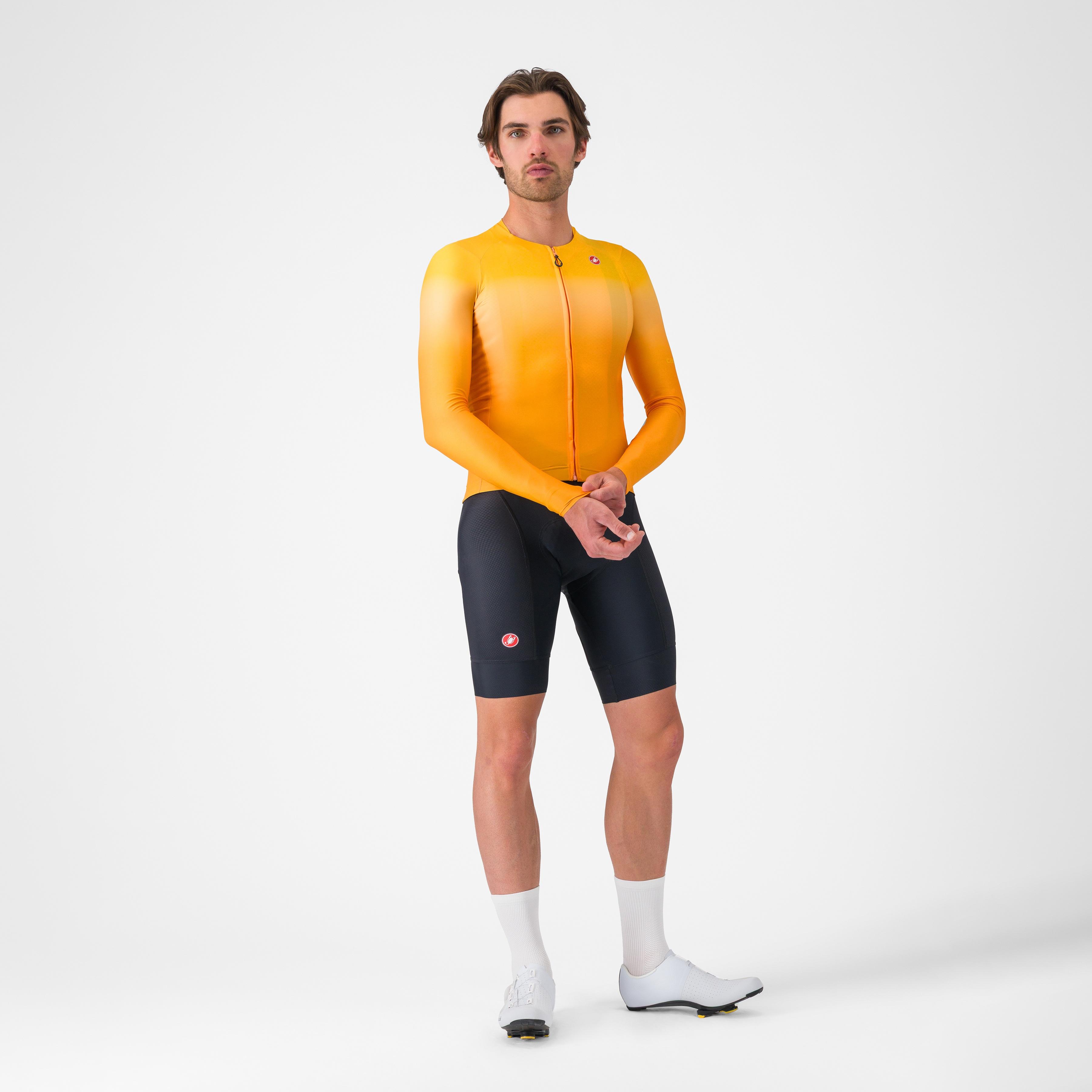 Upf long sleeve jersey - vivid orange - castelli