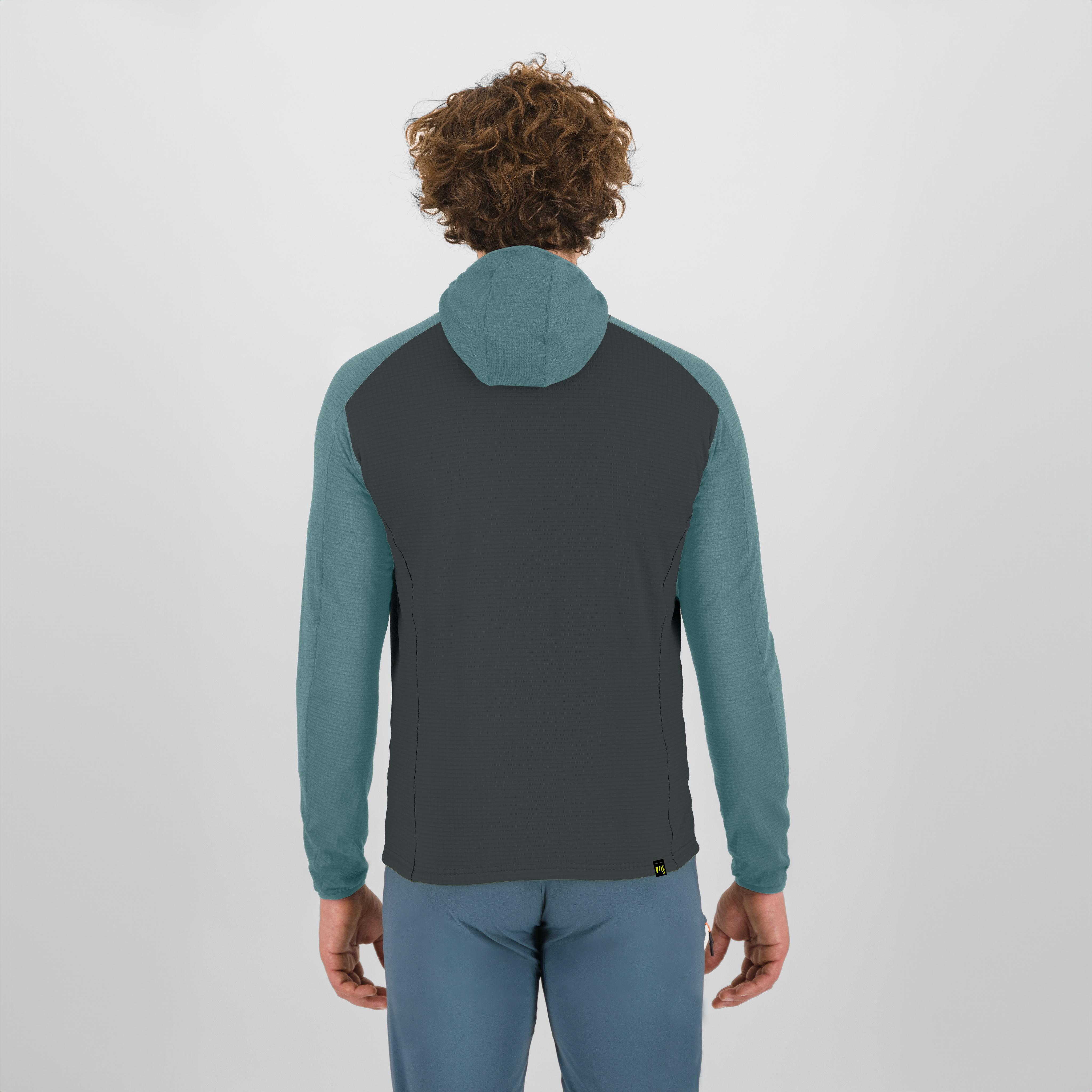 Ambrizzola full-zip hoodie - urban/mineral blue - karpos