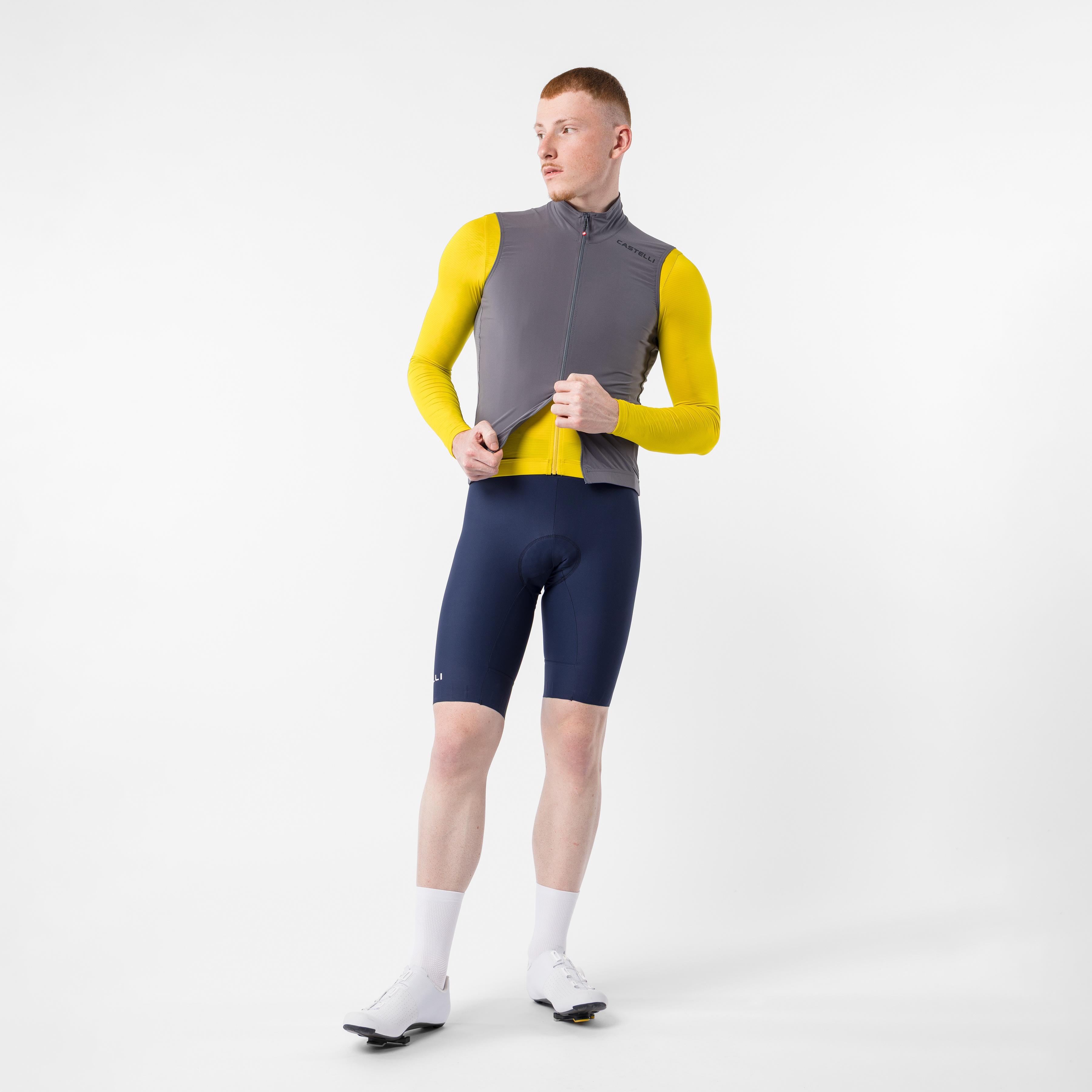 Espresso 2 vest - smoky gray - castelli