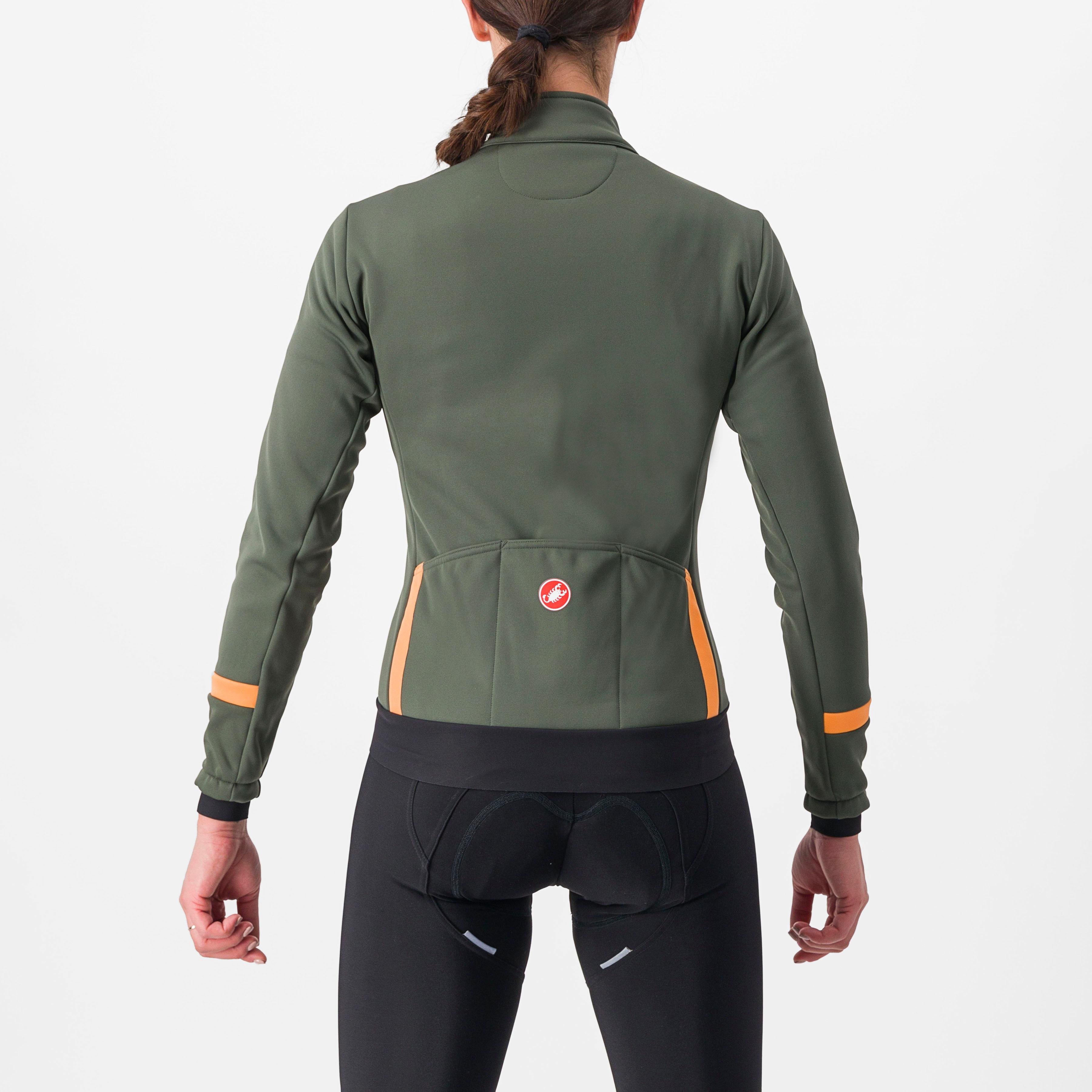 Dinamica 2 jacket - military green/melon - castelli