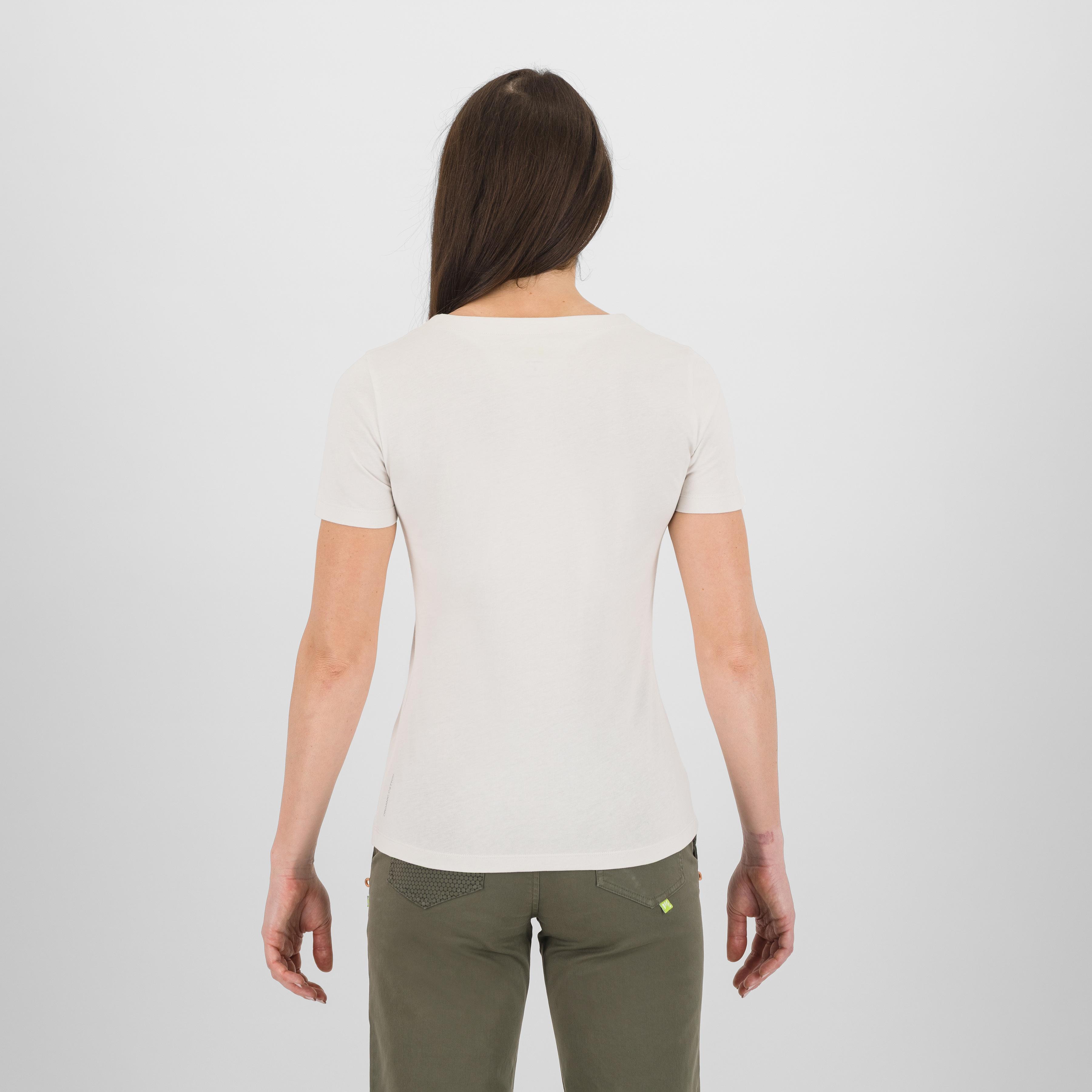 Loma cotton w t-shirt - vaporous gray/ writing print - karpos
