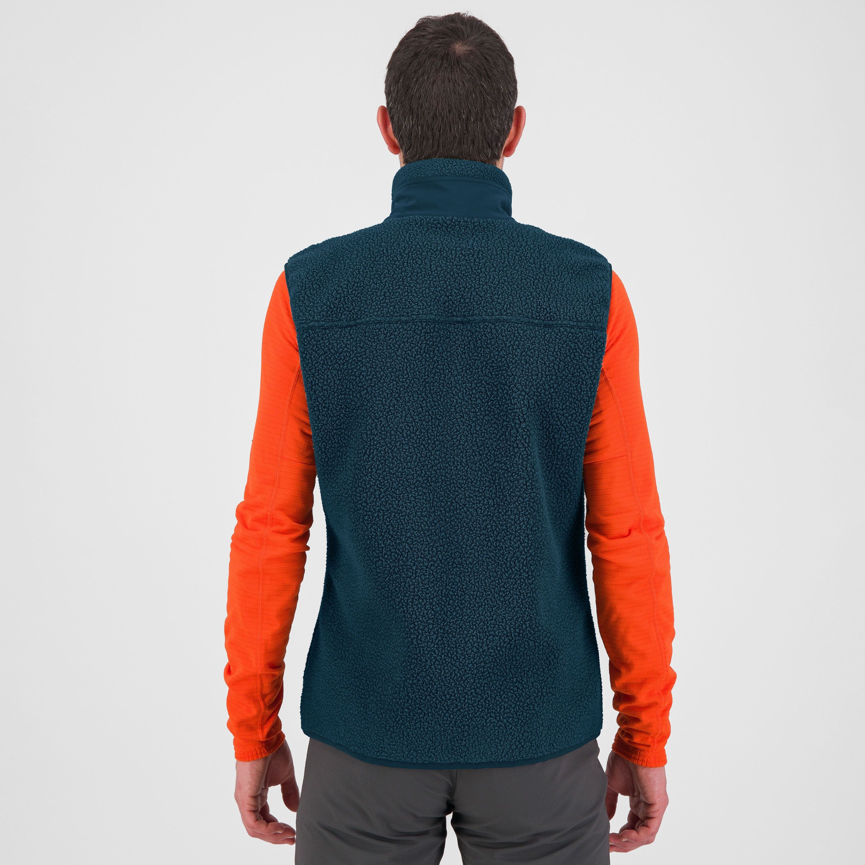 80's fleece vest - midnight - karpos