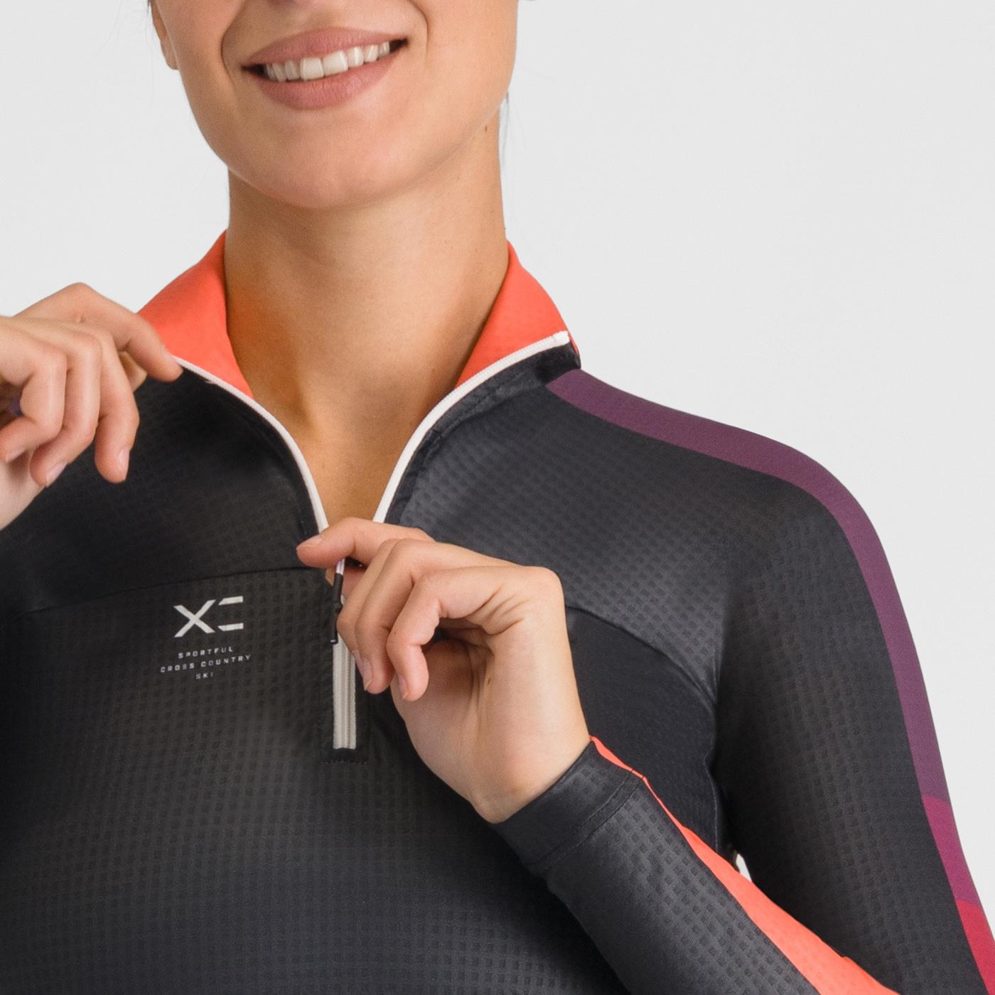 Apex w jersey - black/red - sportful