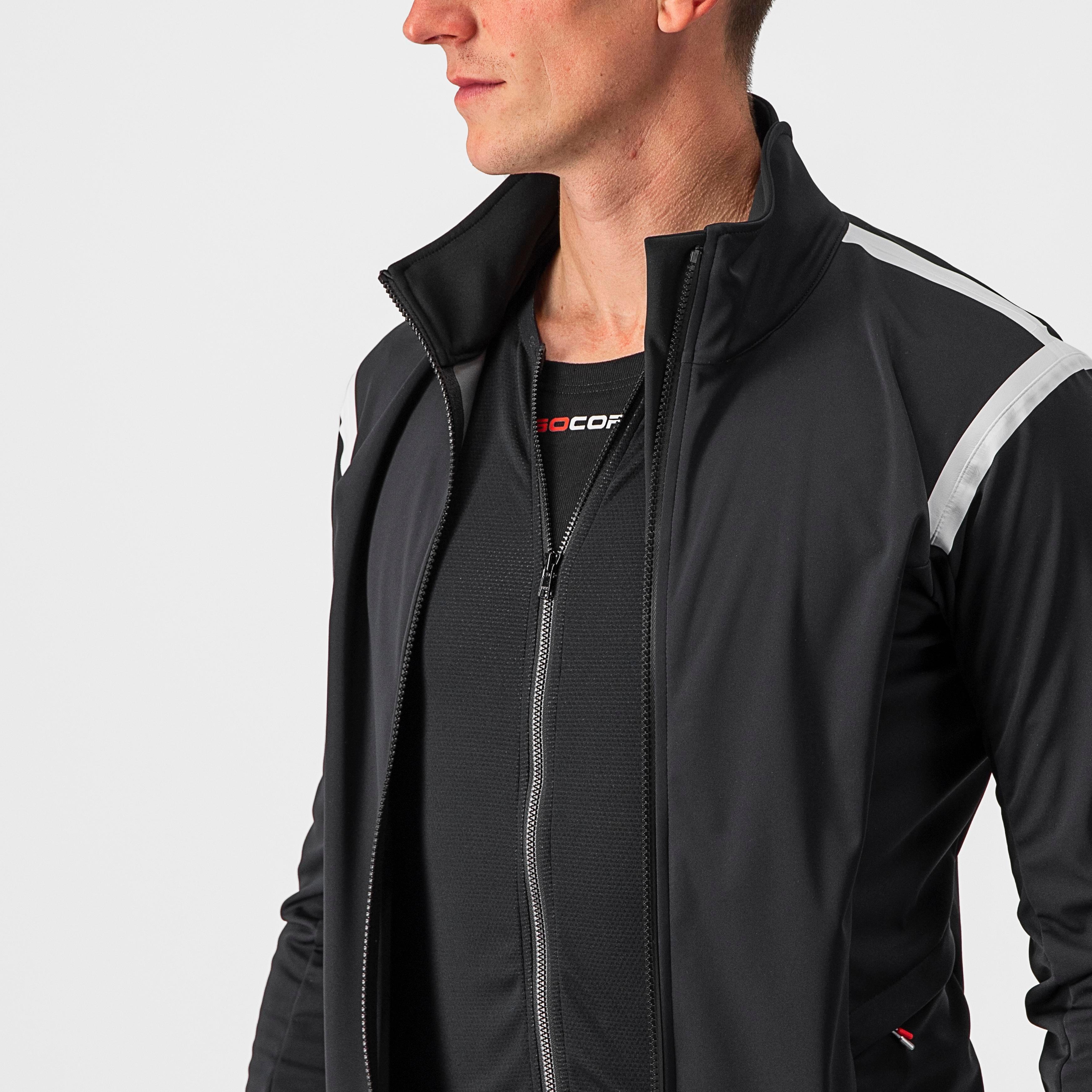 Alpha ros 2 light jacket - light black/white-black - castelli
