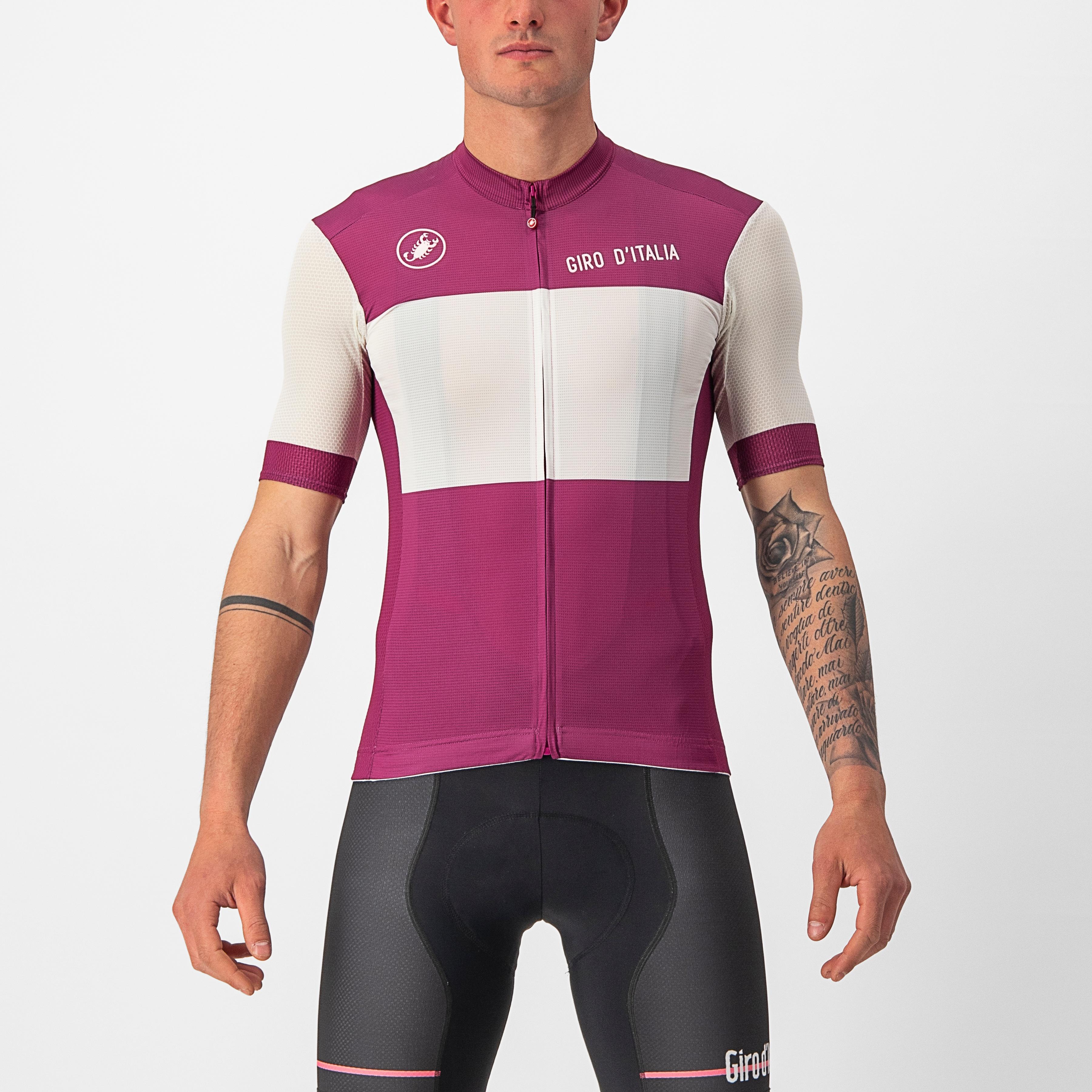 Fuori #giro jersey - ciclamino - castelli