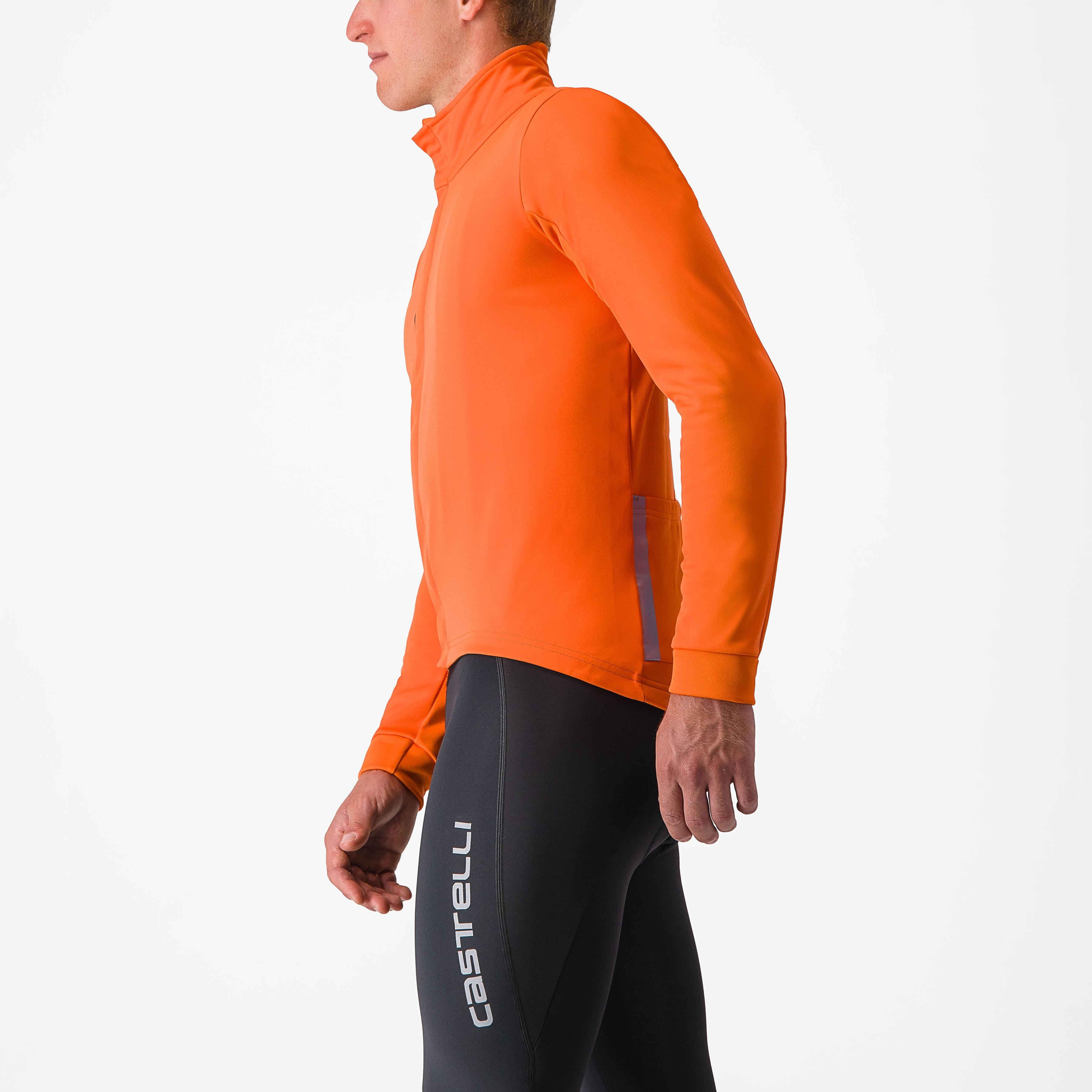 Entrata jacket - red orange/metal brown - castelli