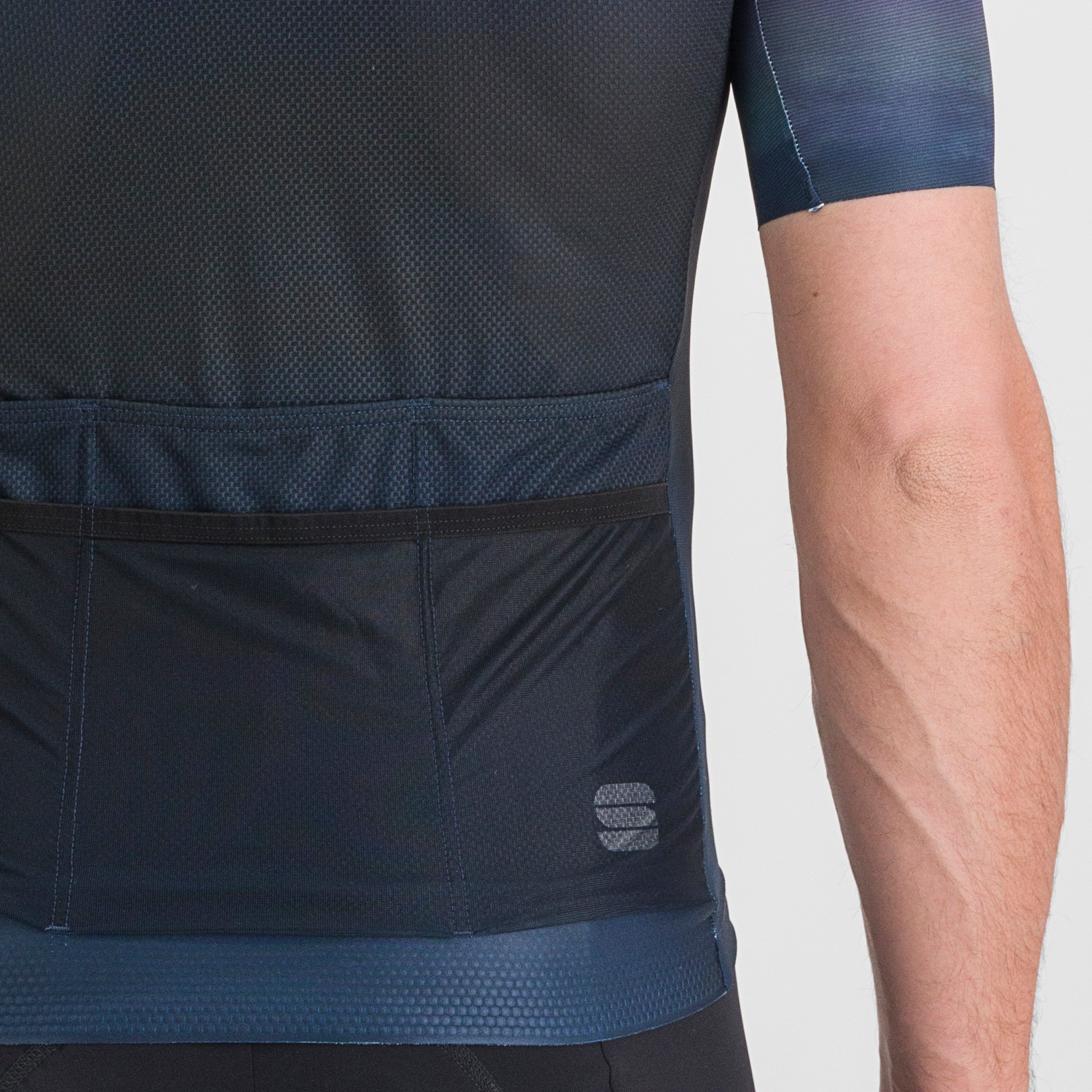 Flow supergiara jersey - galaxy blue black - sportful