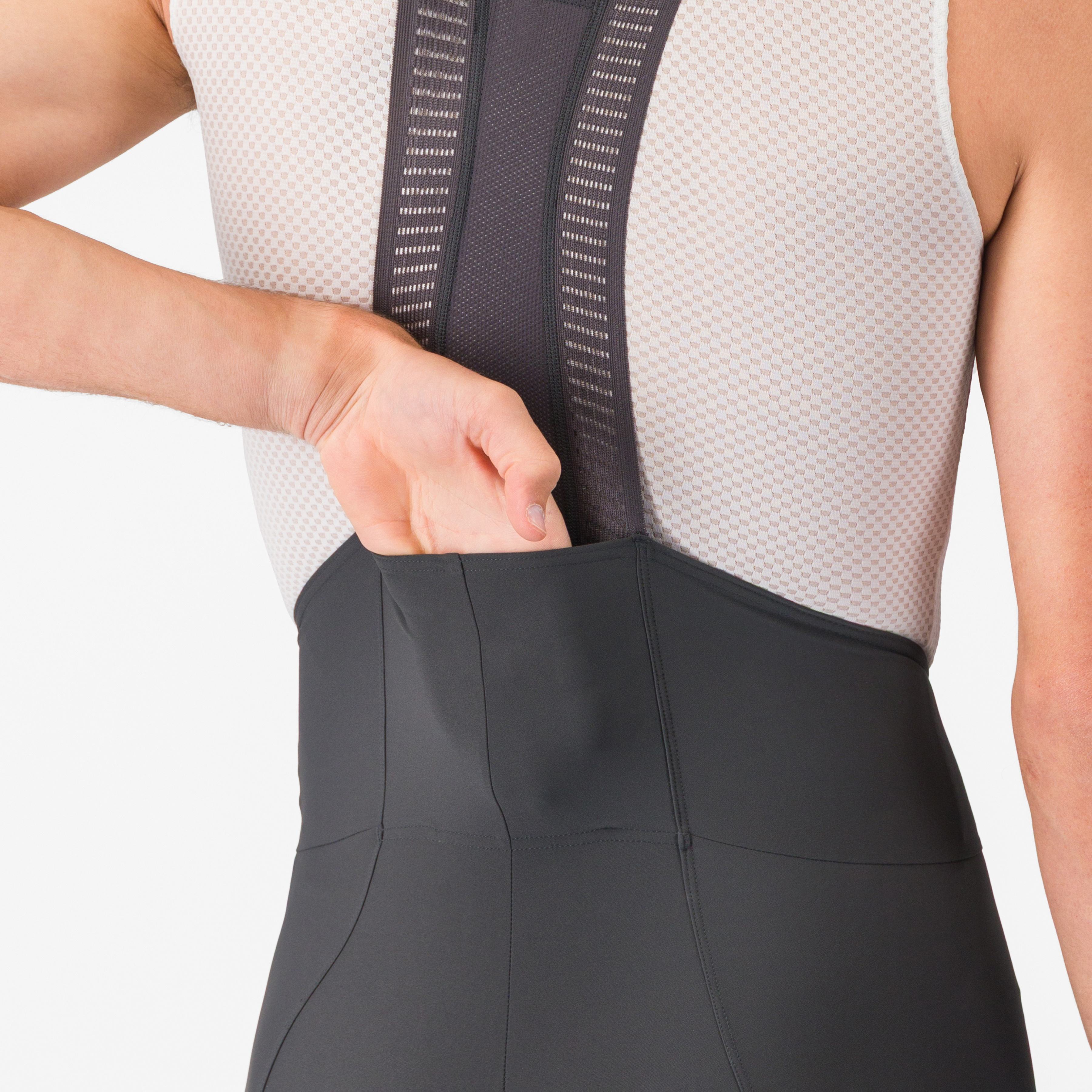 Espresso 2 bibshort - dark gray - castelli