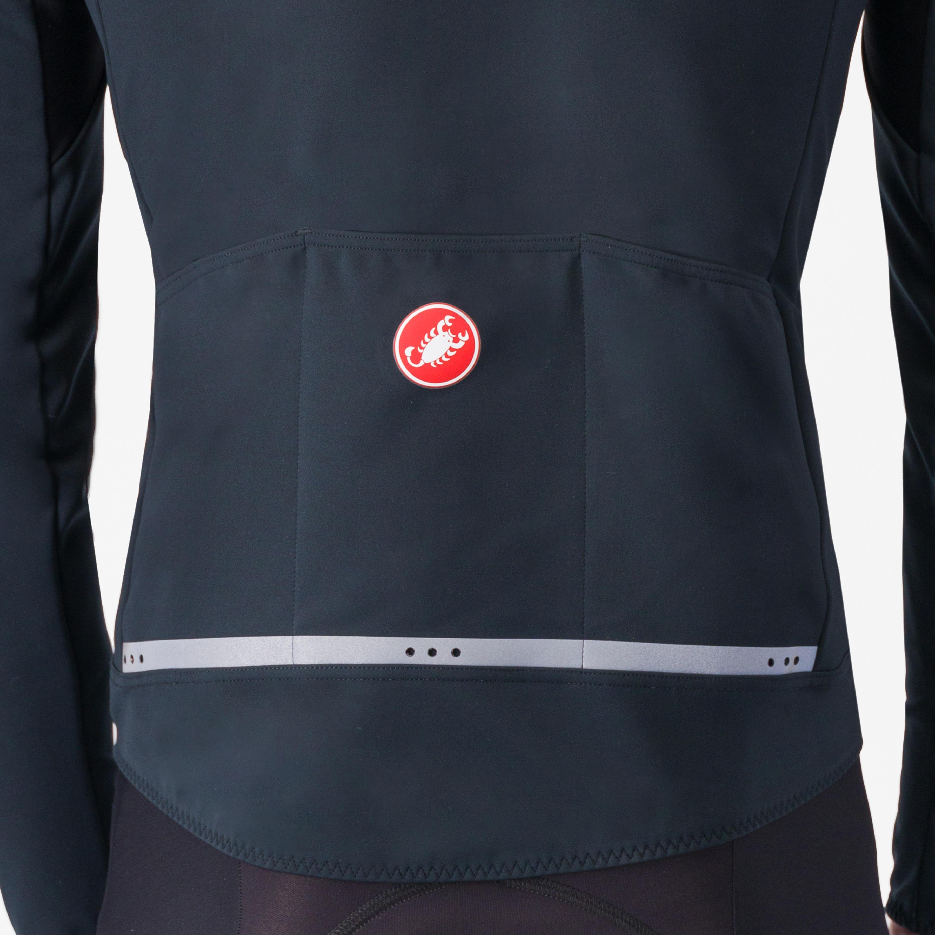 Perfetto ros 2 jacket - light black/black reflex - castelli