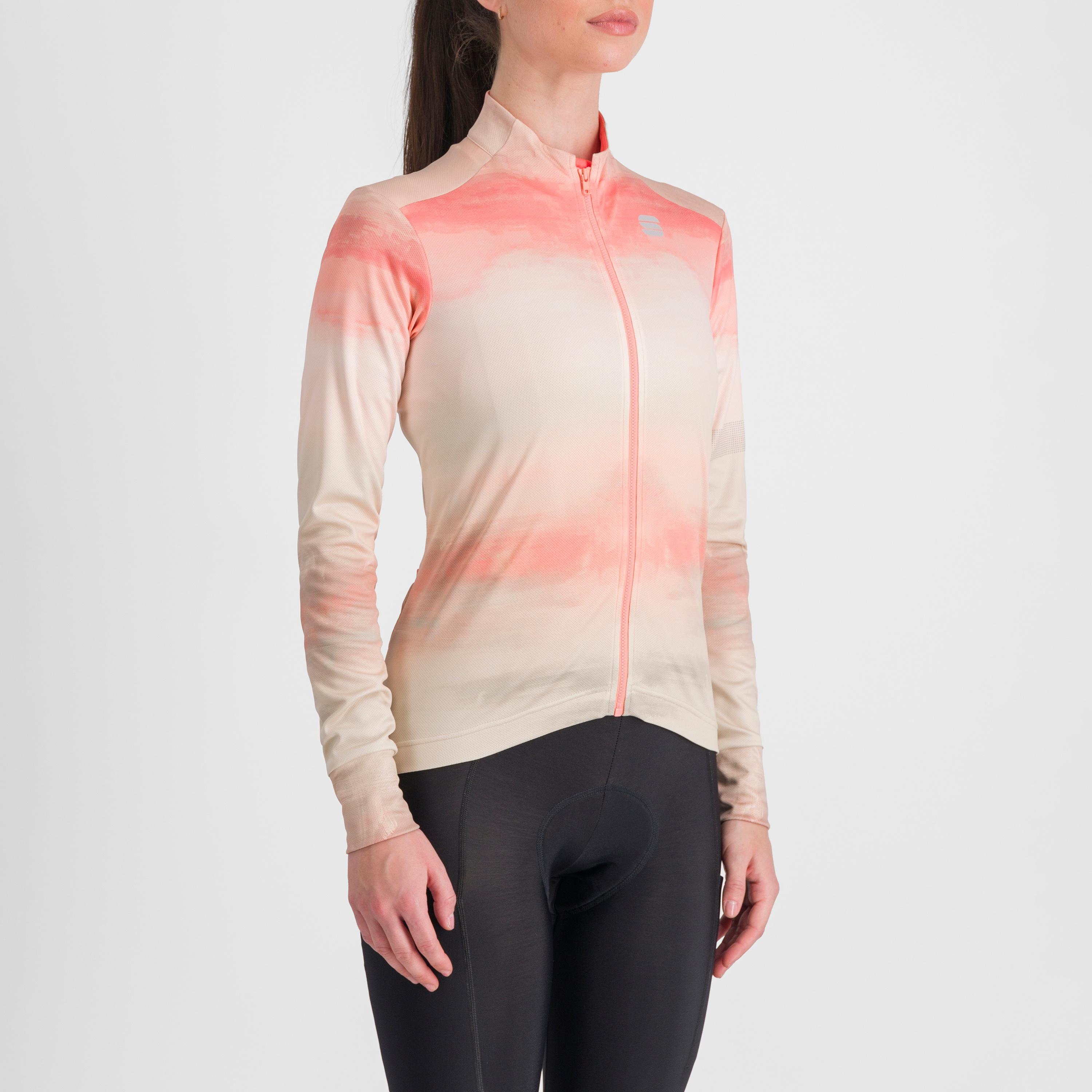 Flow supergiara w thermal jersey - warm cement corallo - sportful