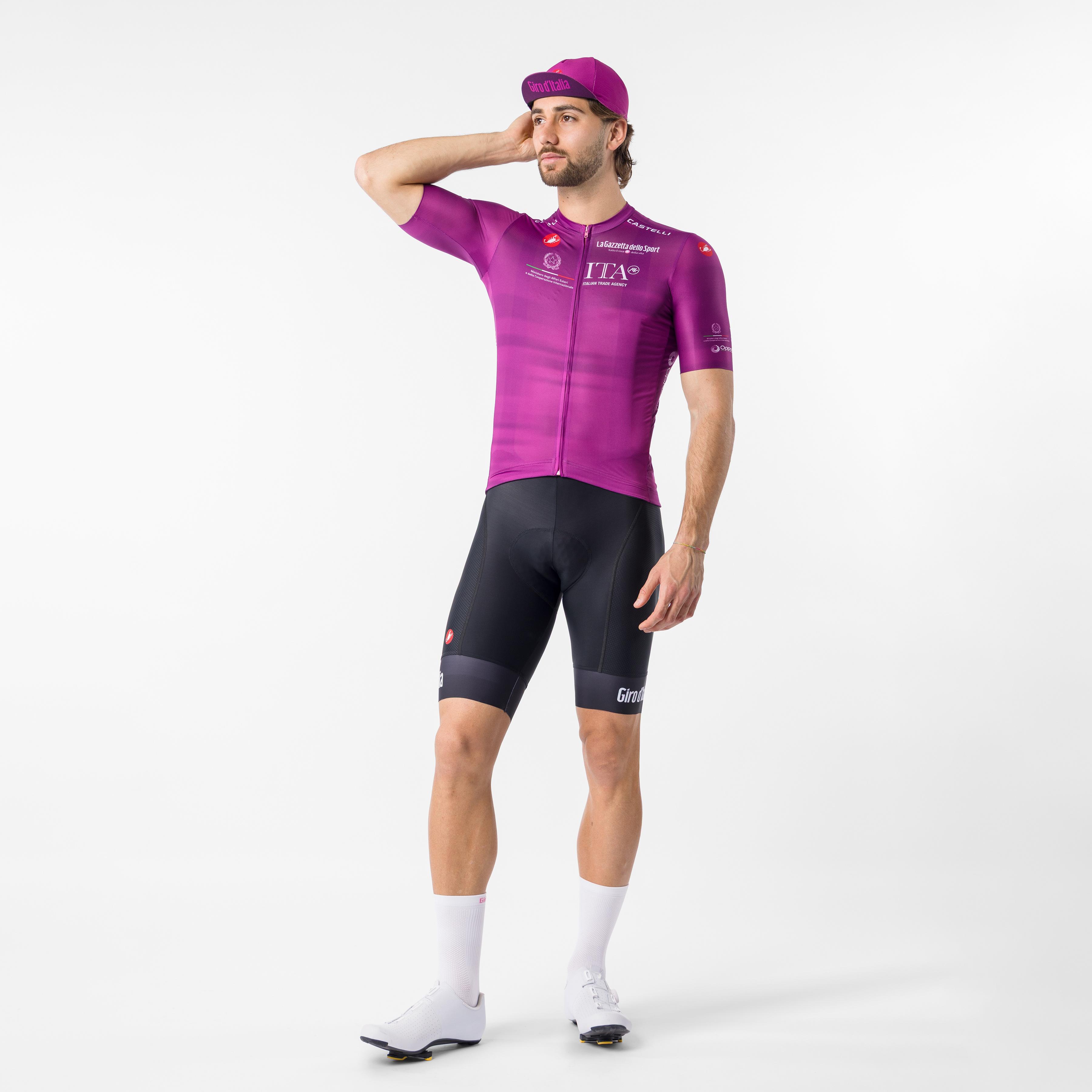 #giro109 competizione 4 jersey - ciclamino - castelli
