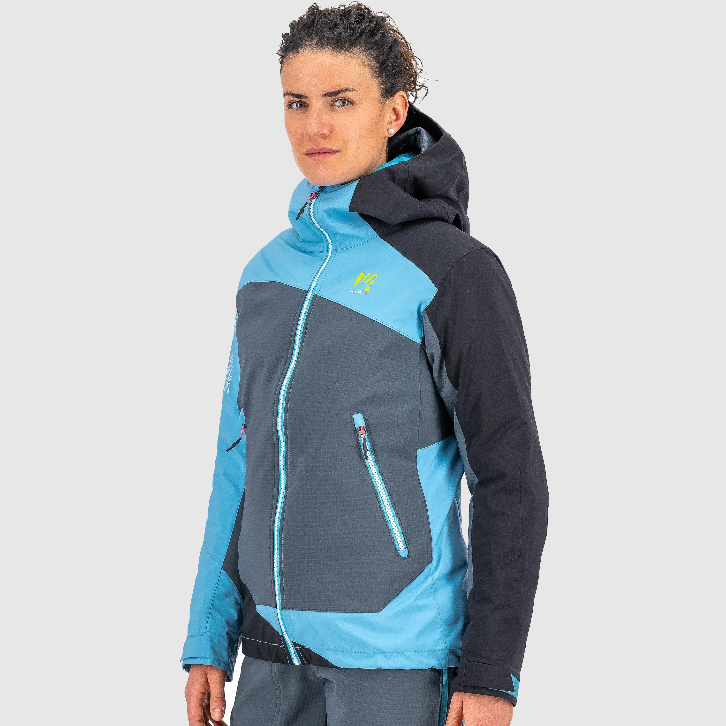 Marmolada w jacket - dark slate/blue atoll/black - karpos