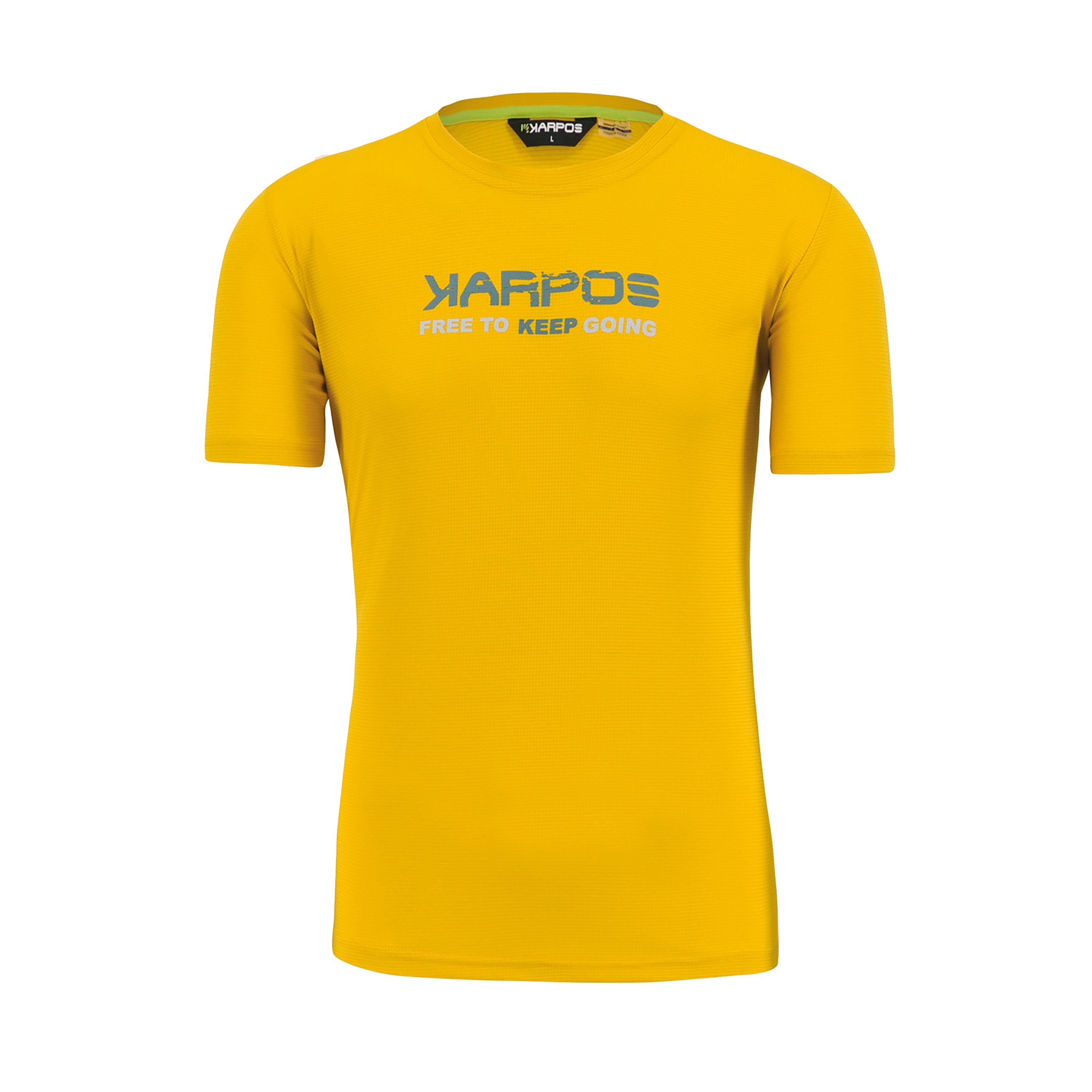 Val federia tee - lemon curry print 1 - karpos