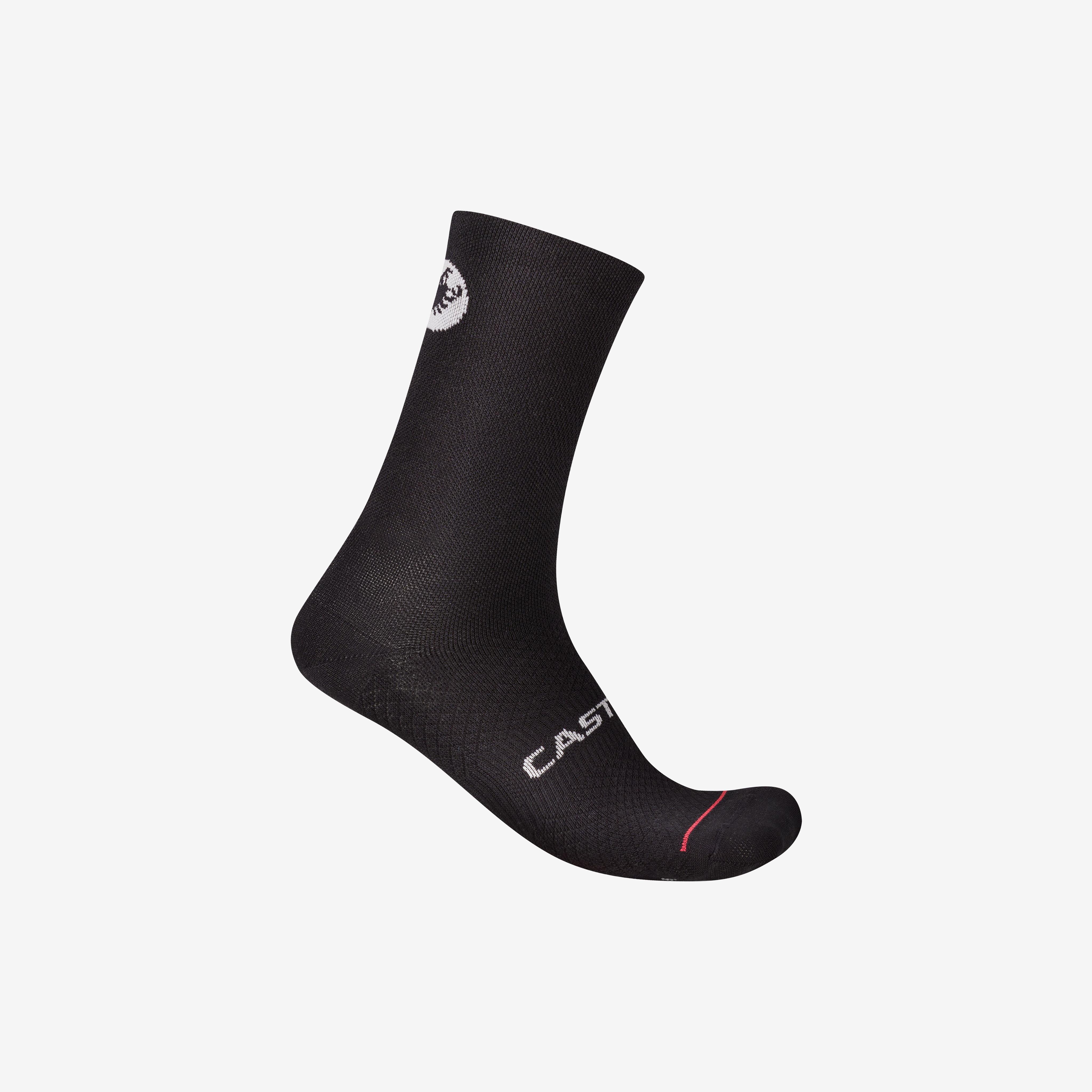 Scorpion logo 15 w thermal sock - black - castelli