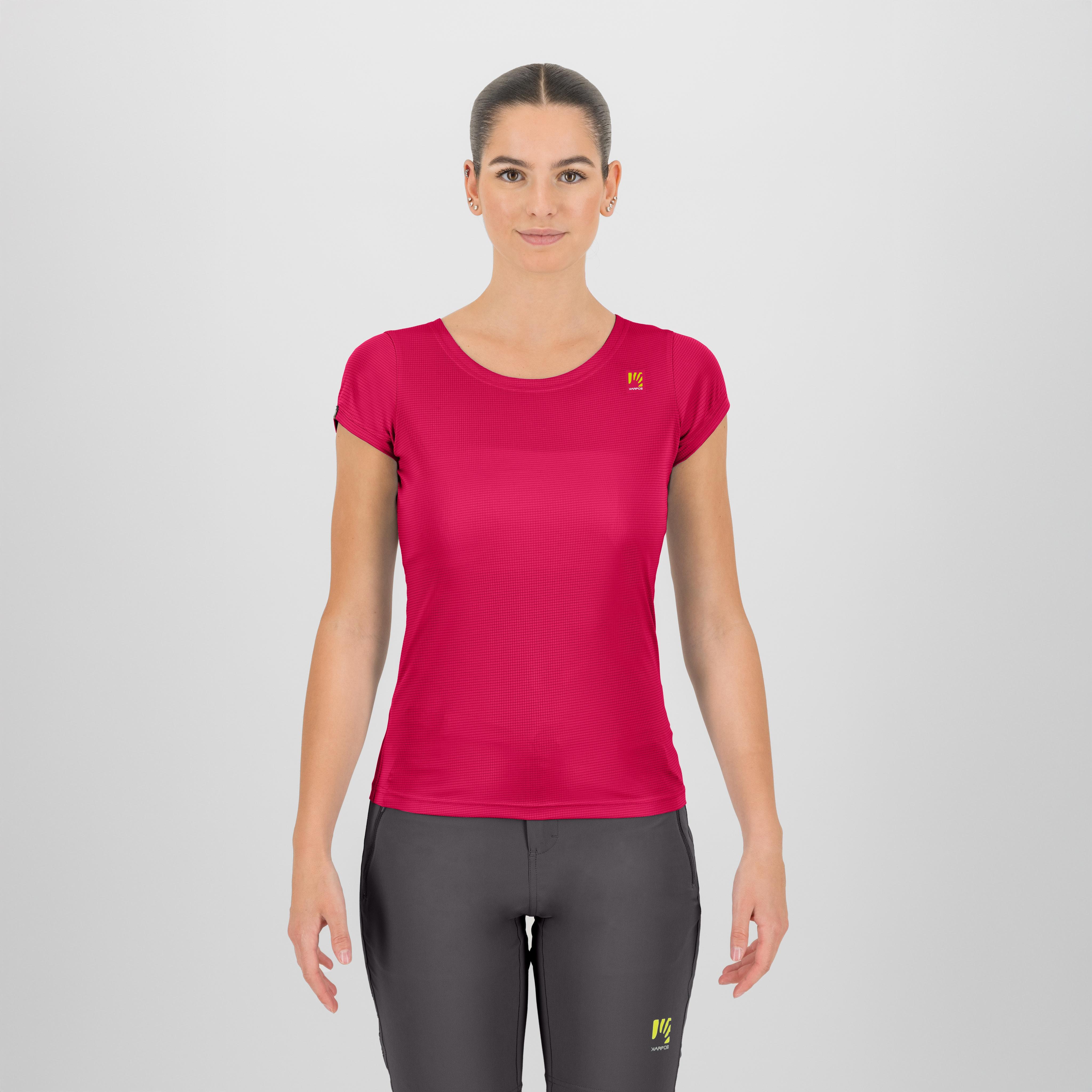 Loma evo w t-shirt - virtual pink - karpos