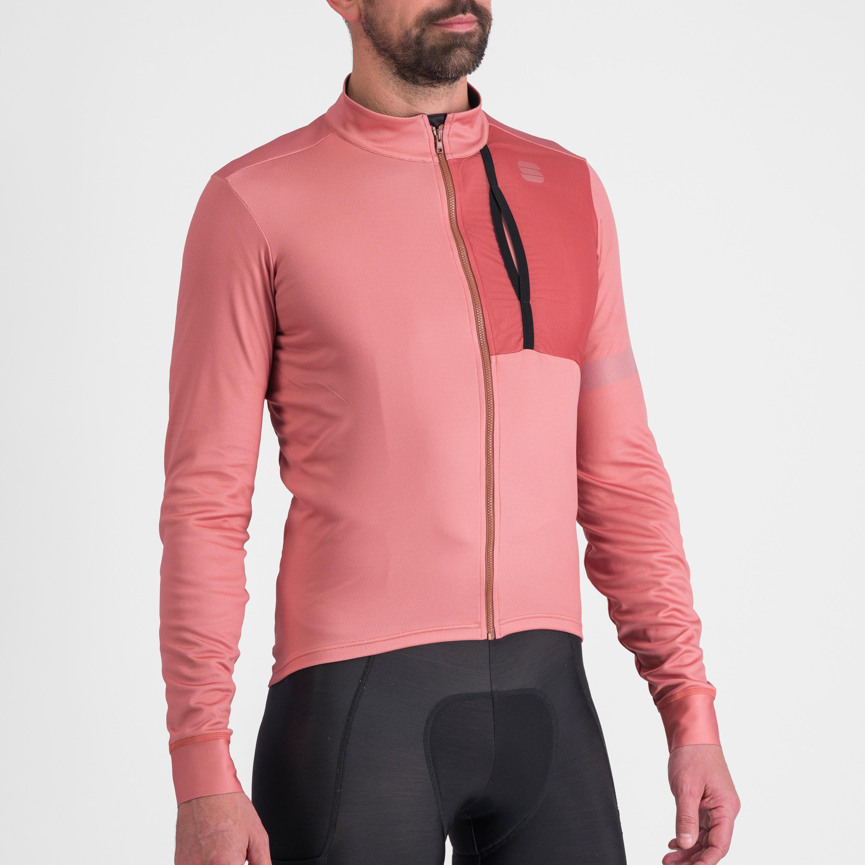 Supergiara thermal jersey - dusty red - sportful