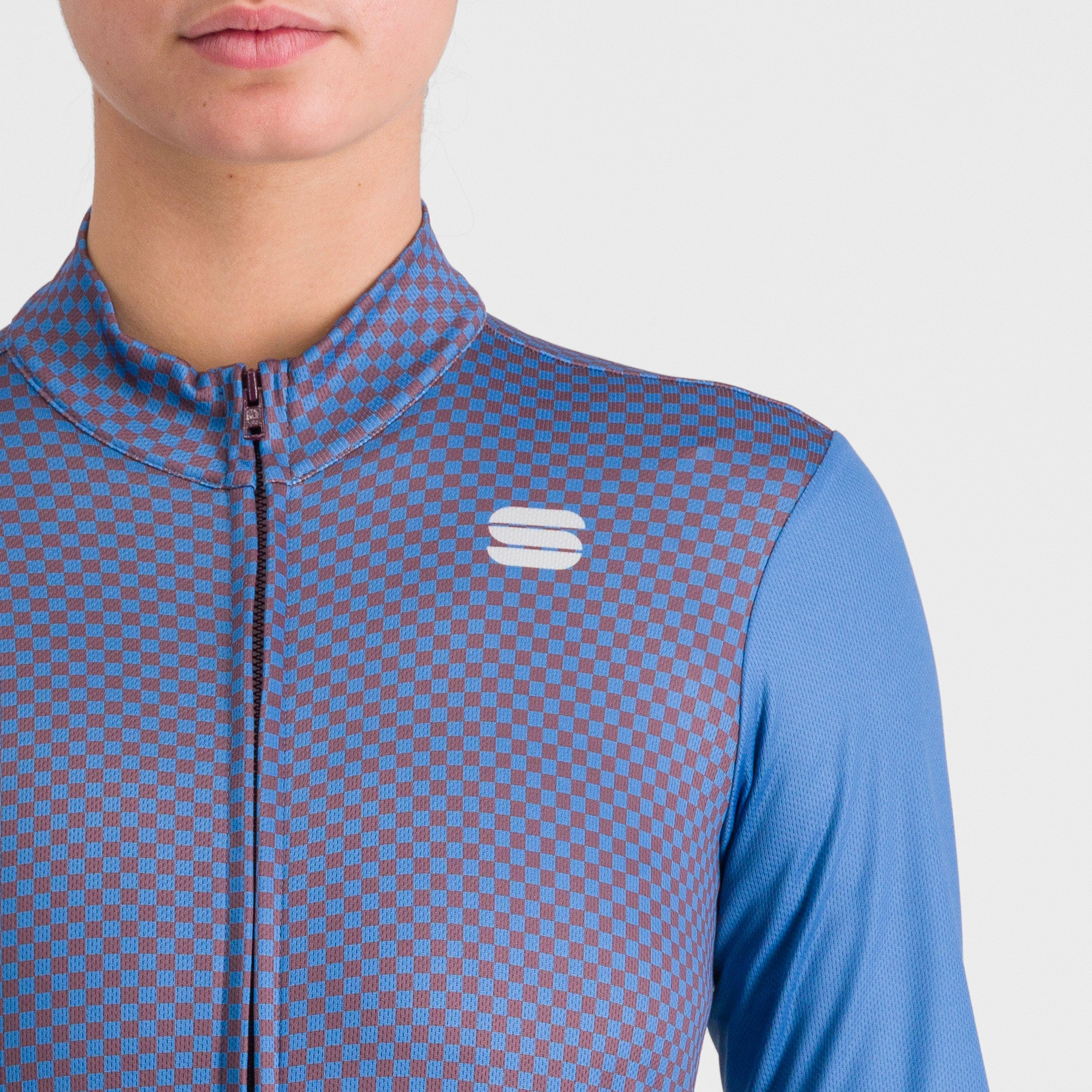 Checkmate w thermal jersey - blue denim huckleberry - sportful