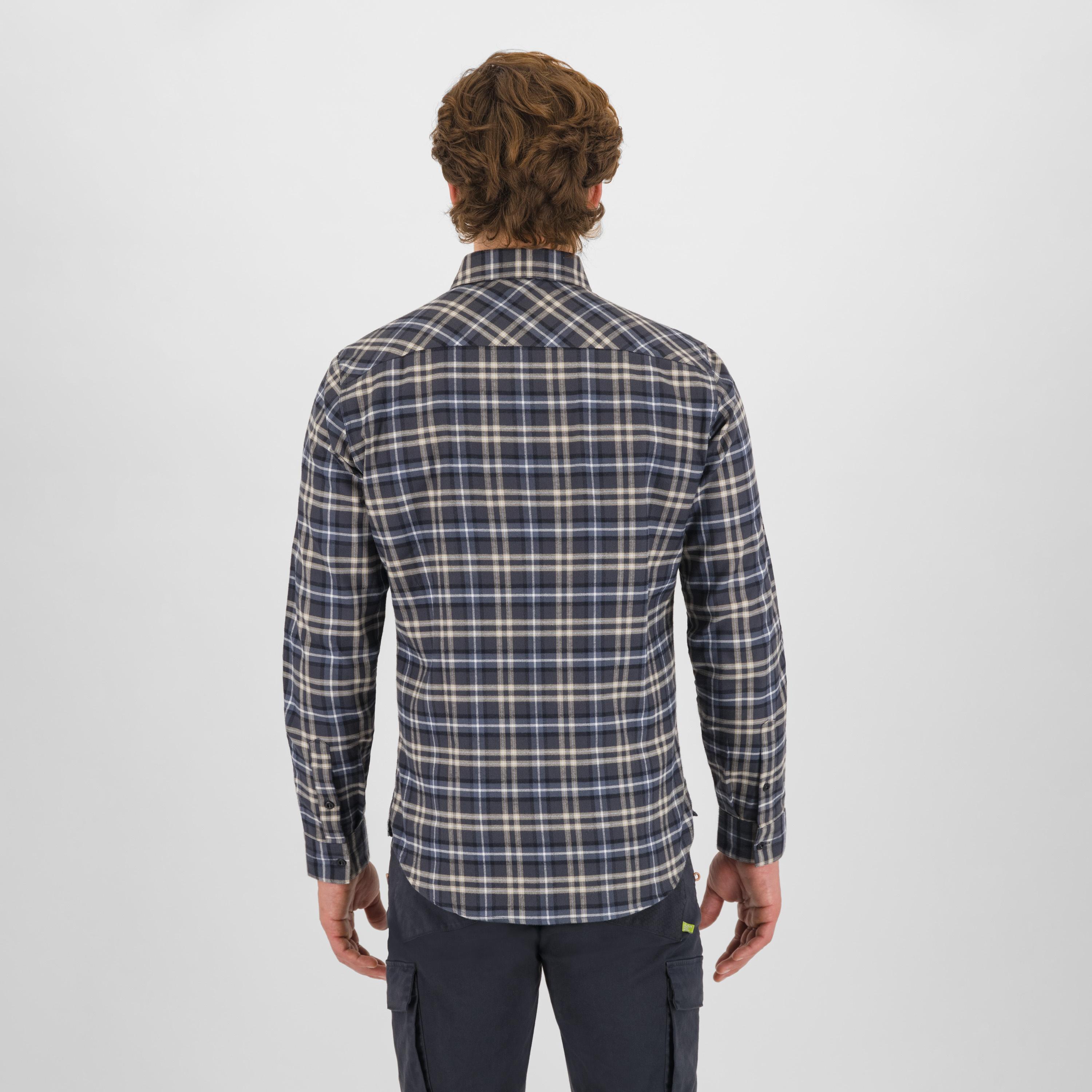 Martora winter shirt - woodl.gray/ombre blue - karpos