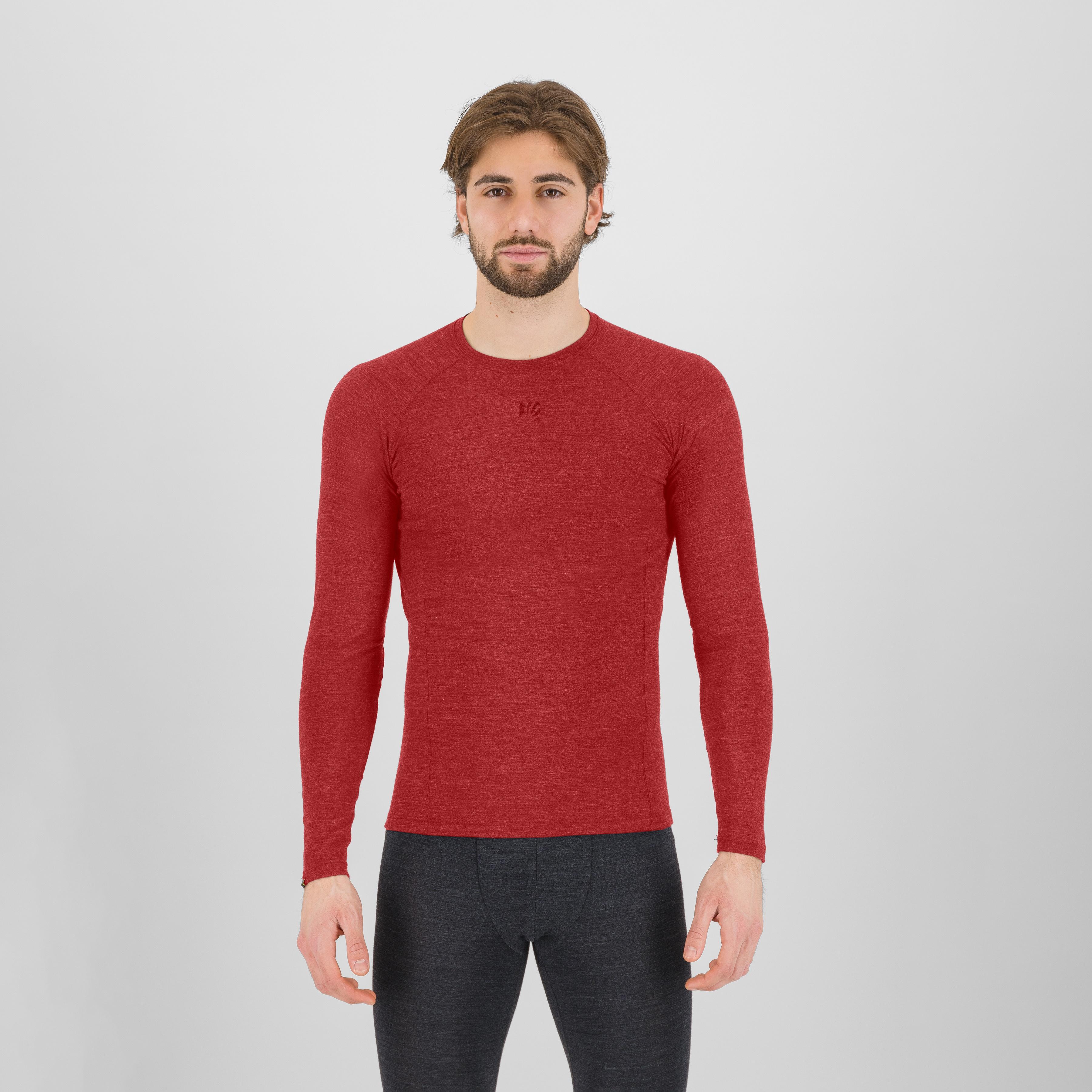 Dinamico merino 180 jersey ls - fire - karpos