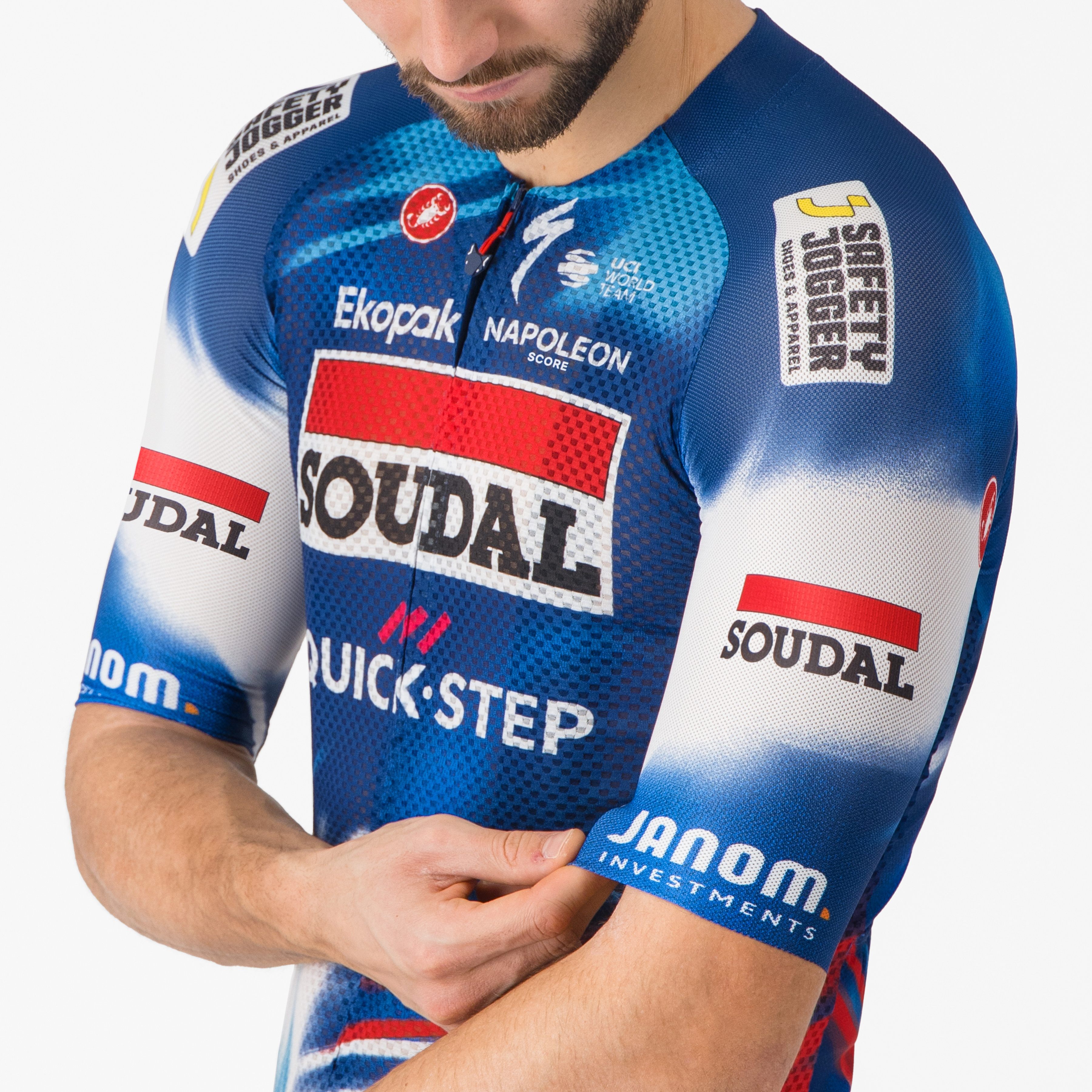 Climber's a/c jersey - score/blue-red - castelli