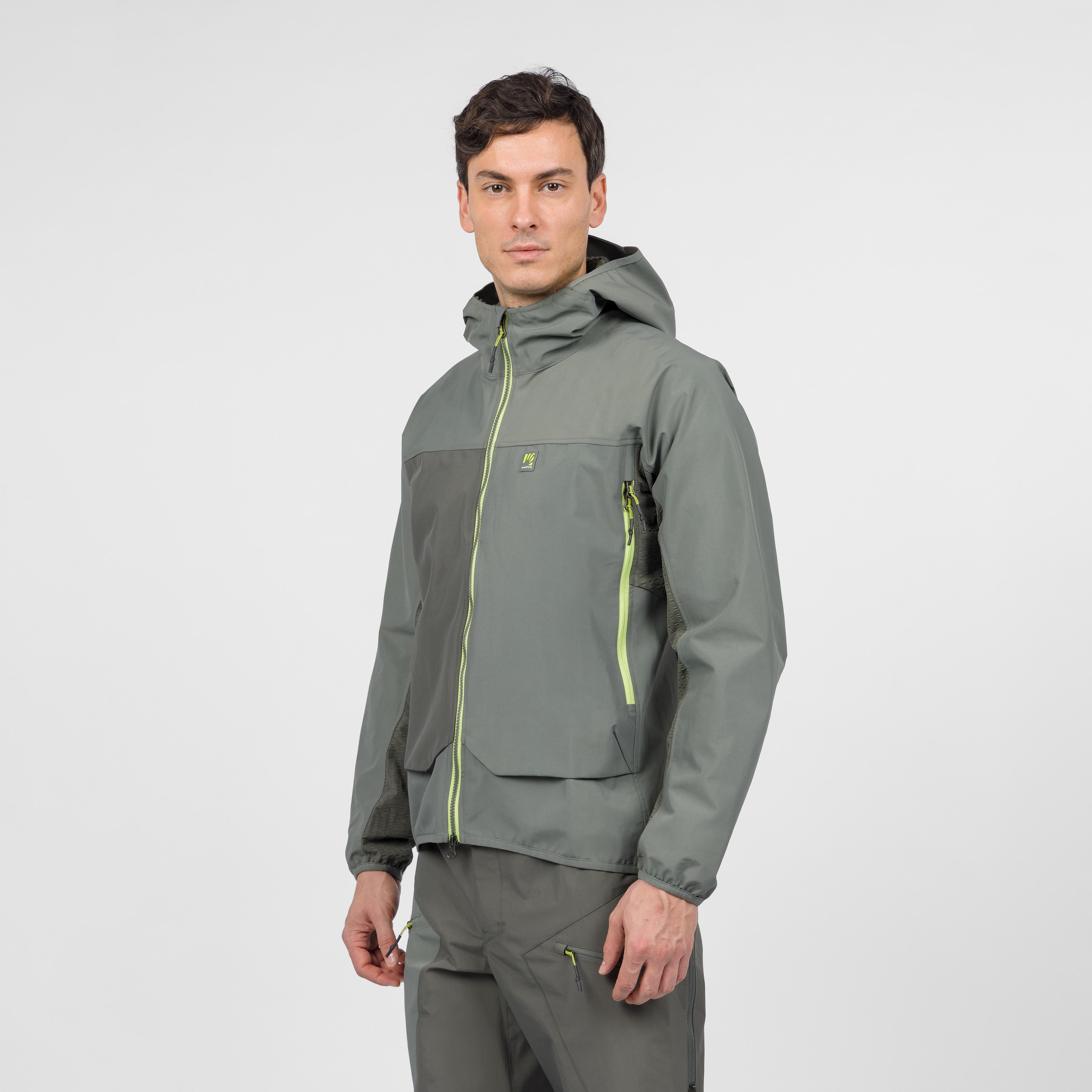 Pizzo bianco evo jacket - castor/kambaba - karpos
