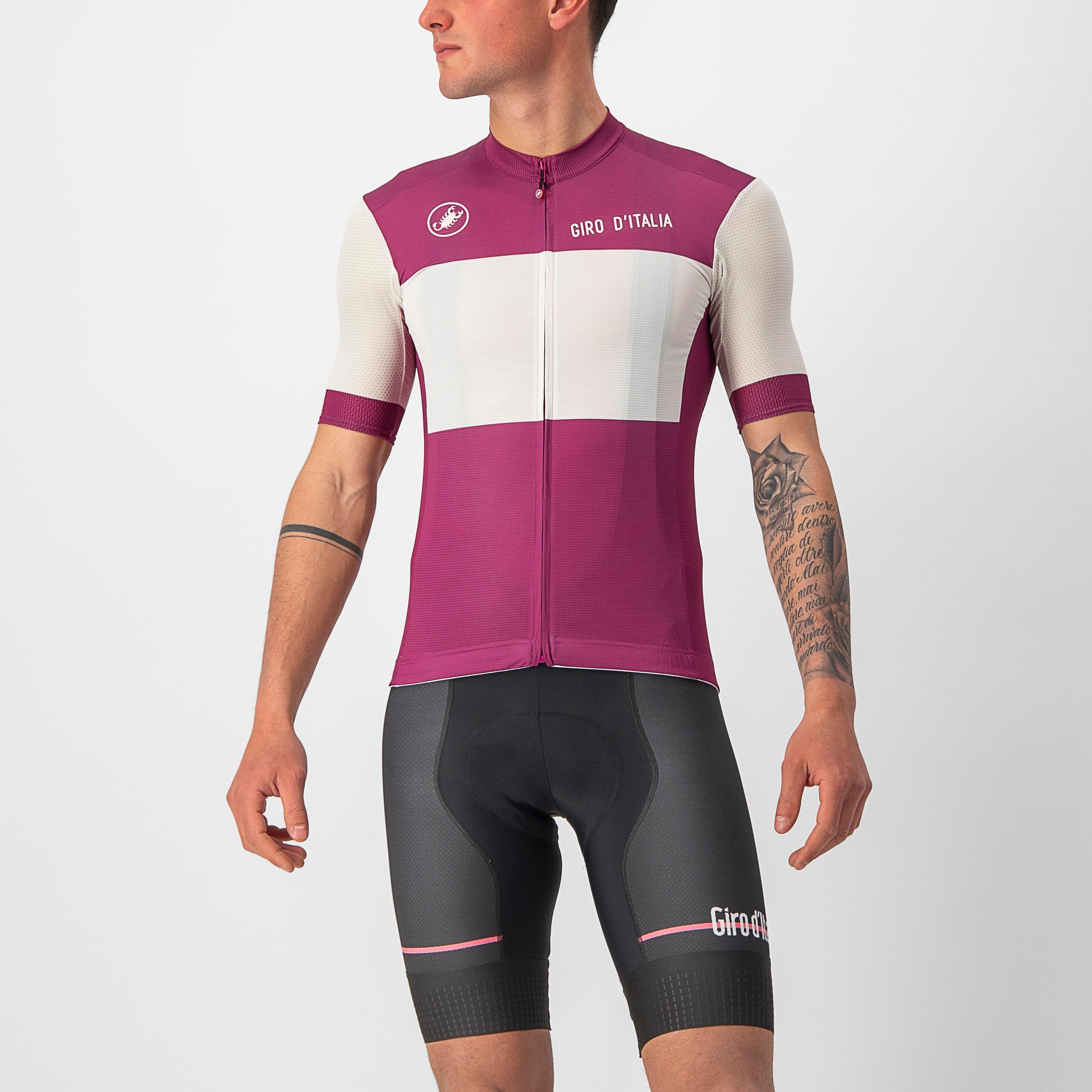 Fuori #giro jersey - ciclamino - castelli