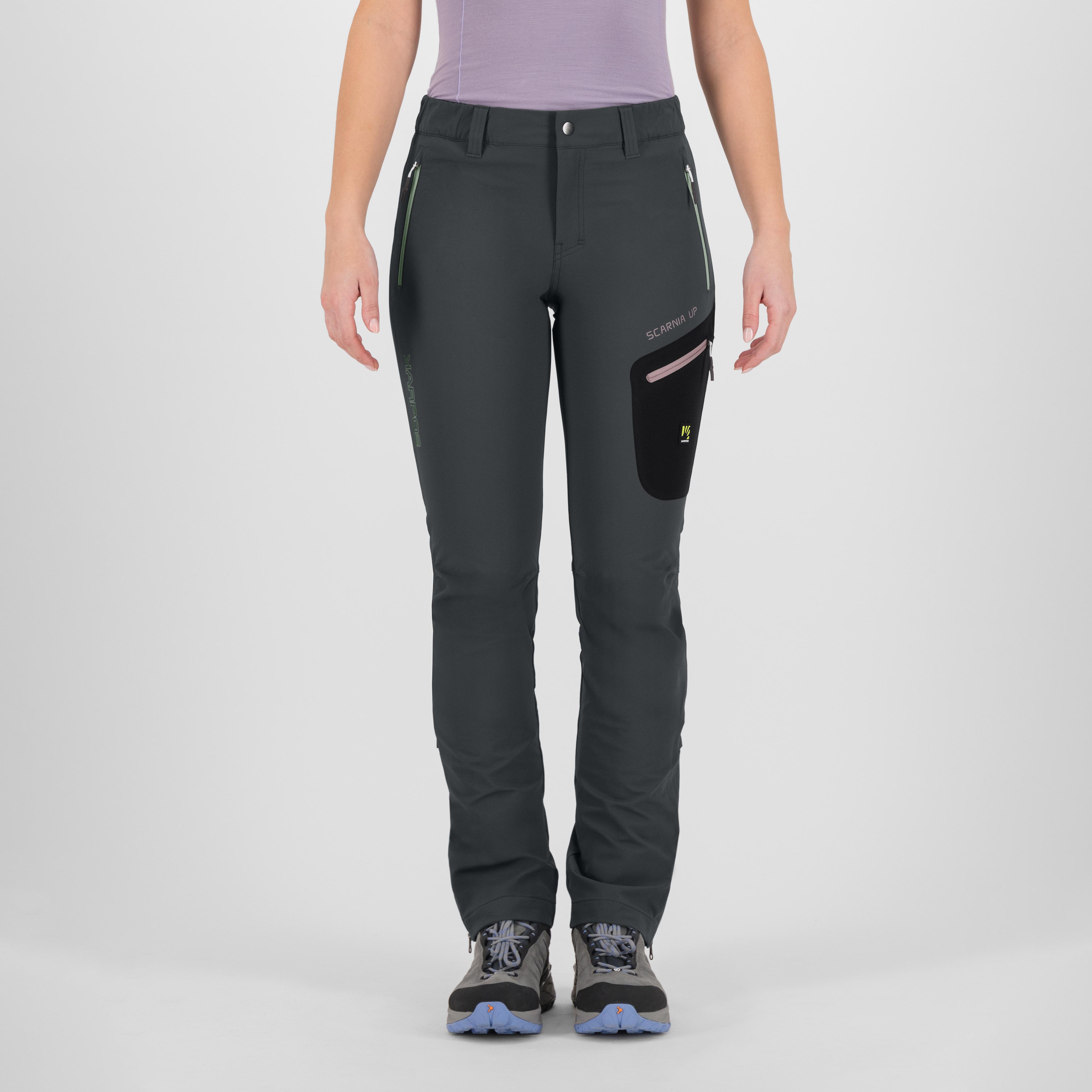 Scarnia up w pants - woodl.gray/black - karpos
