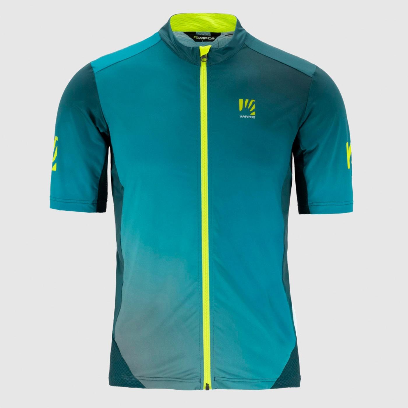Jump jersey - print 2 enamel b/refl.pond/yel - karpos