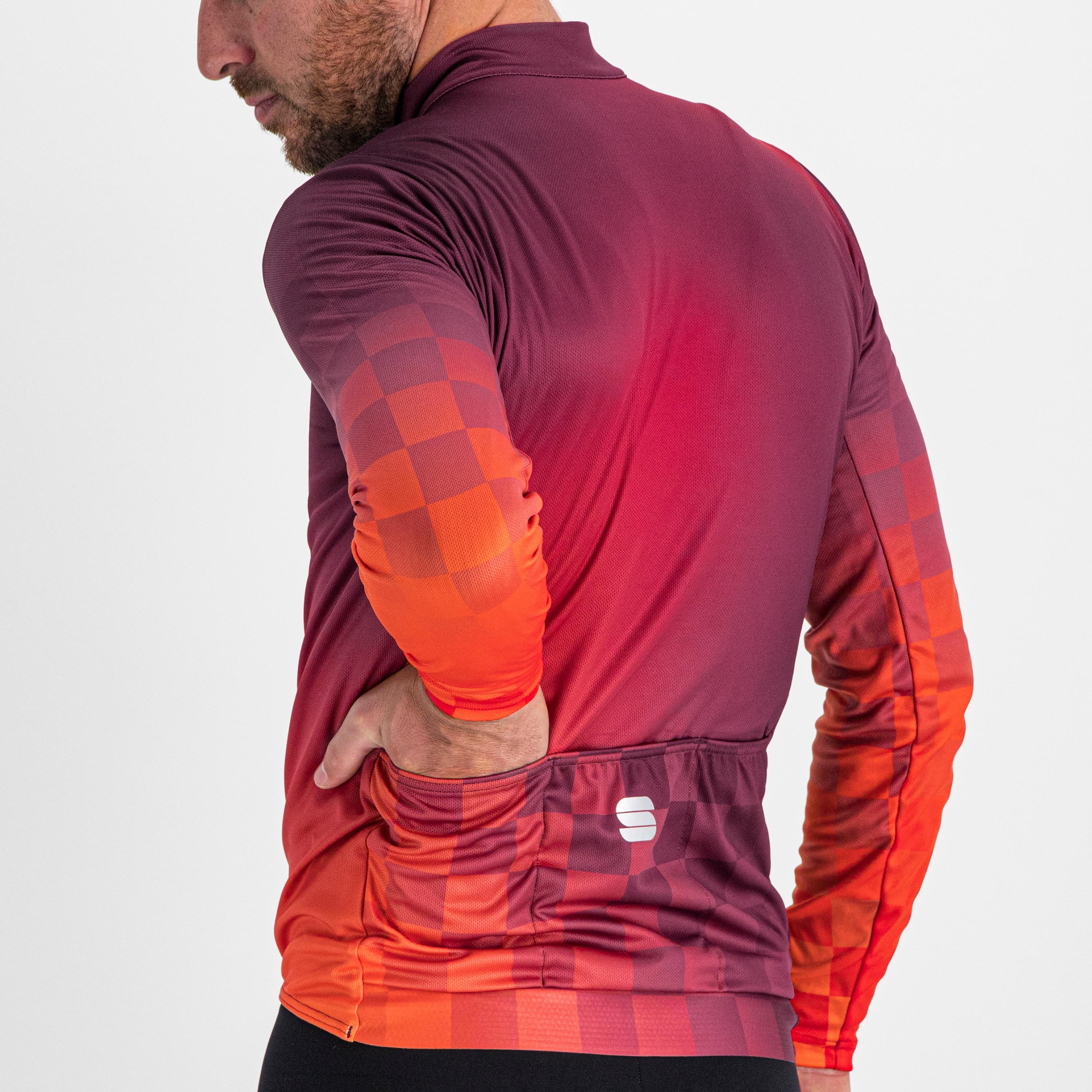 Rocket thermal jersey - red rumba pompelmo - sportful