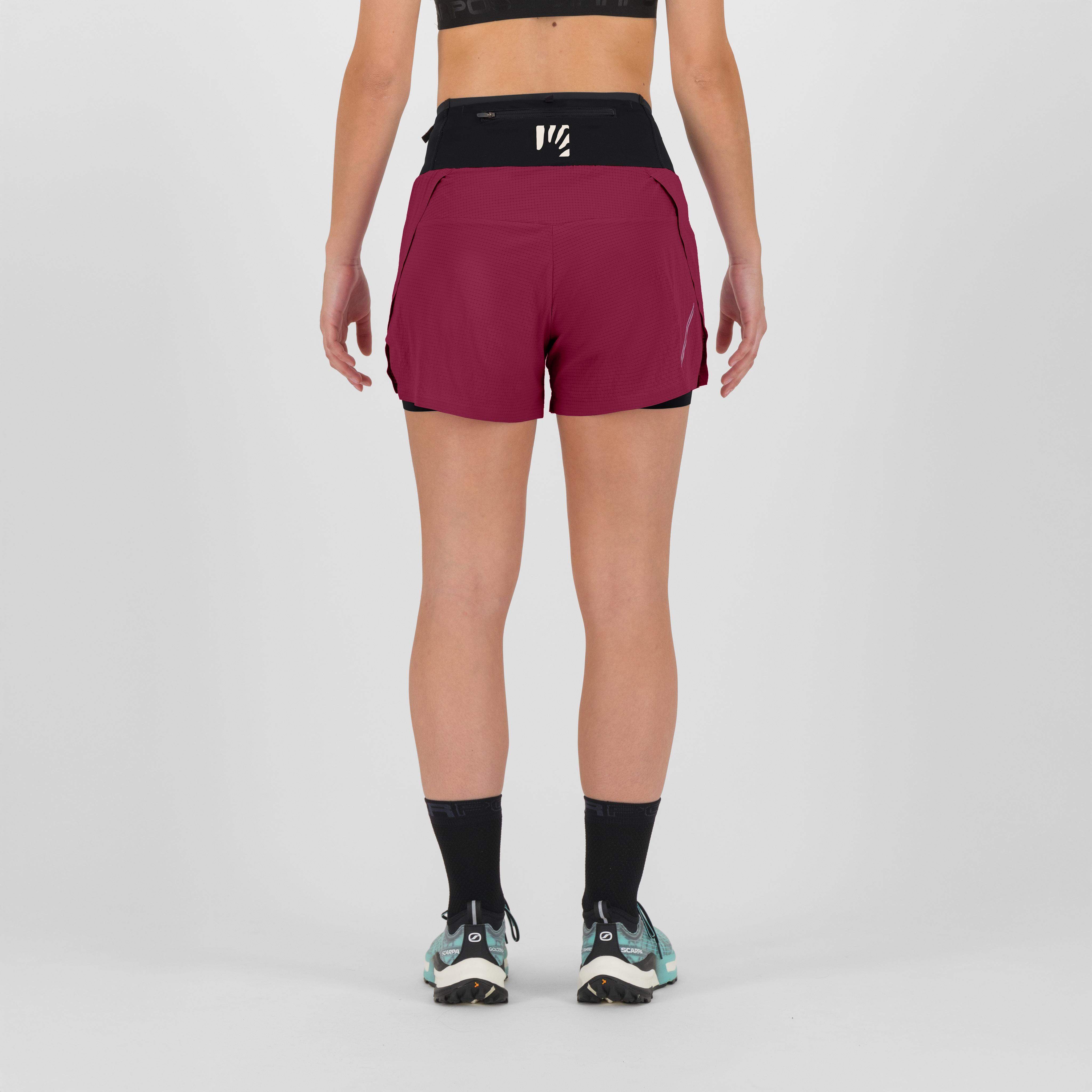 Lavaredo ultra w shorts - beet red/vulcan - karpos