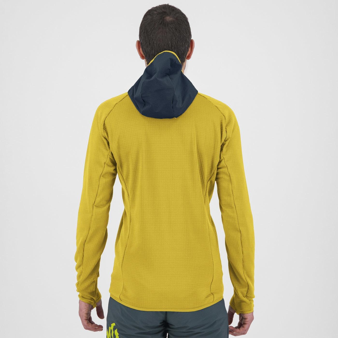 Highest hoodie fleece - sulphur/midnight - karpos