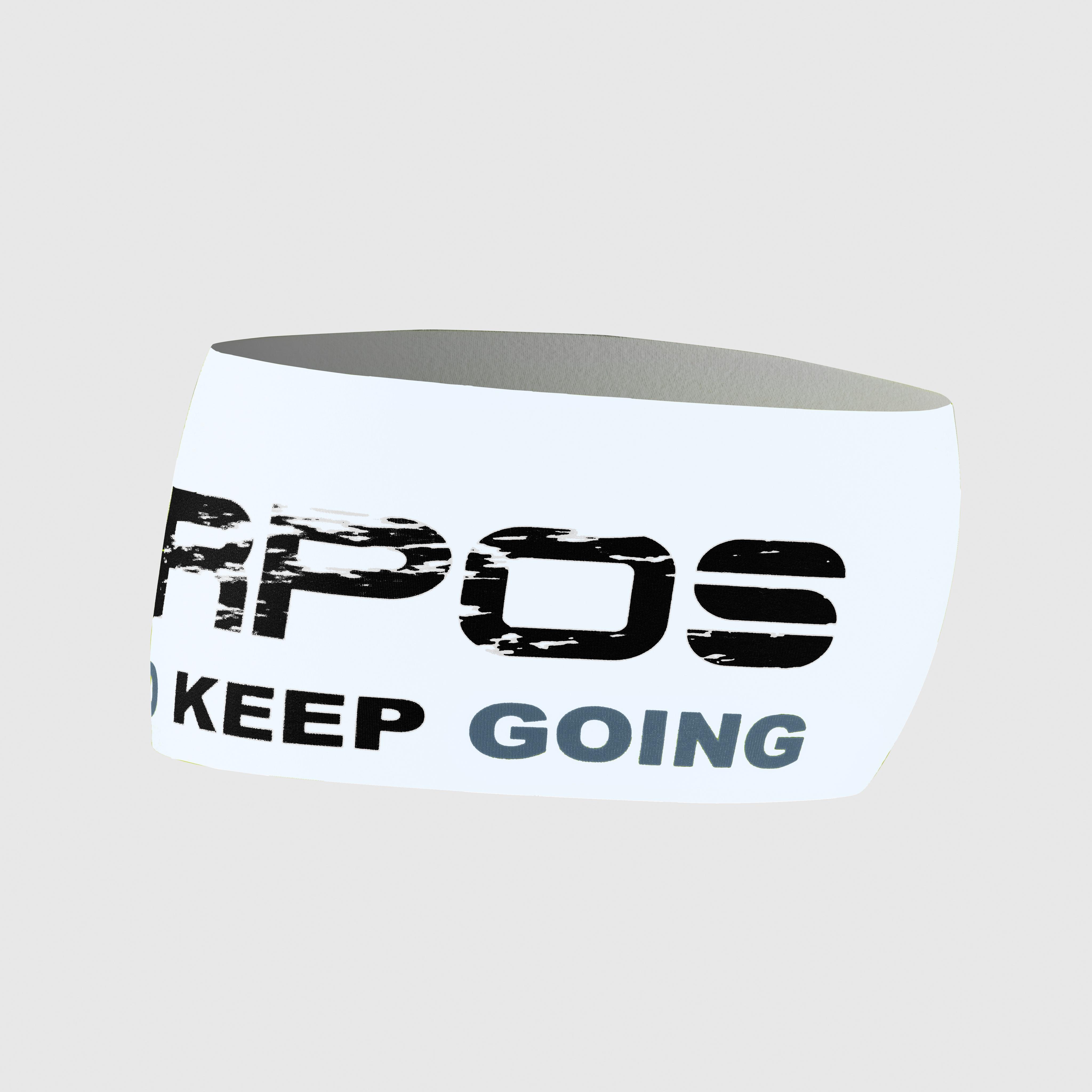 Pelmetto headband - bright white/black - karpos