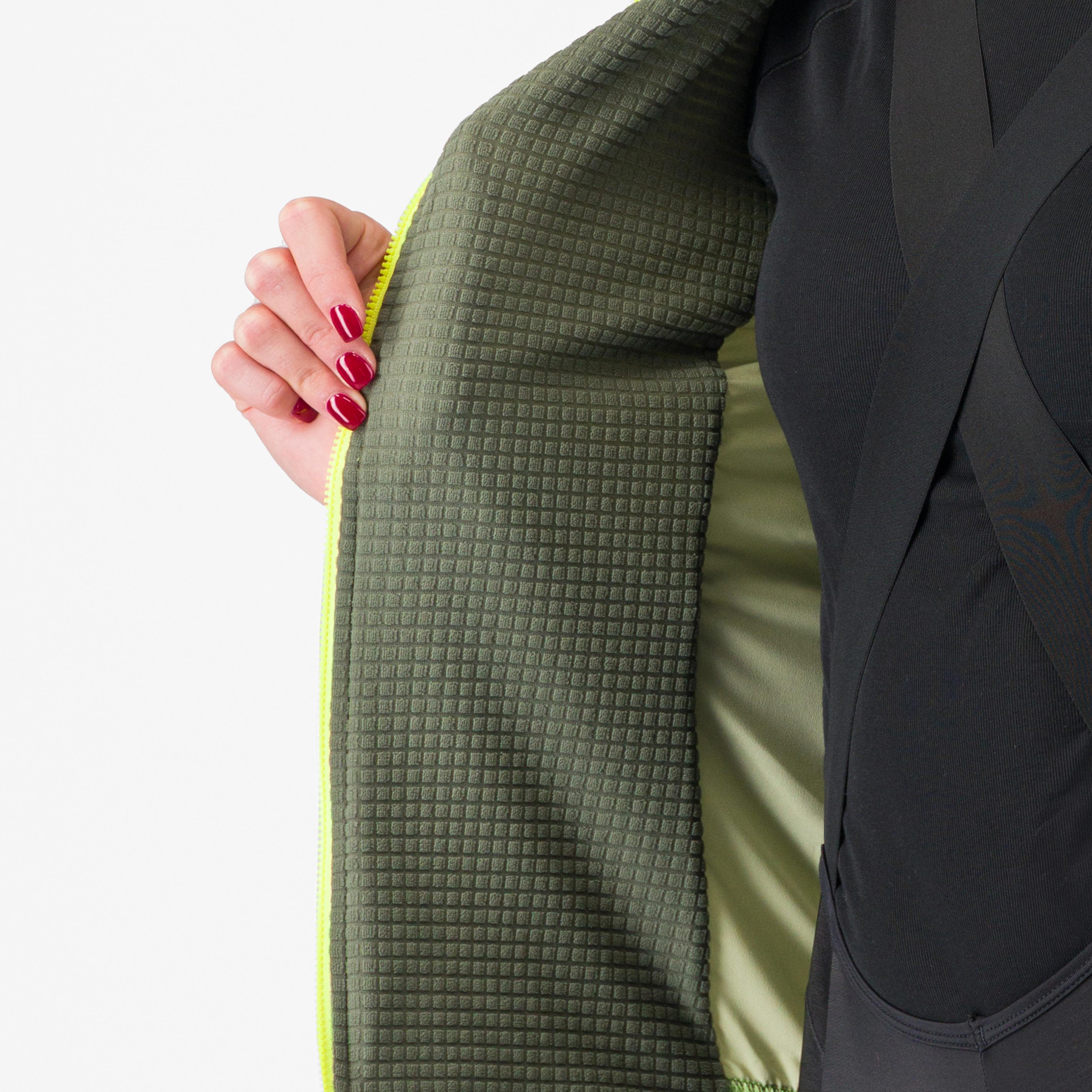 Fly unltd w jacket - green tea/ deep depths - castelli