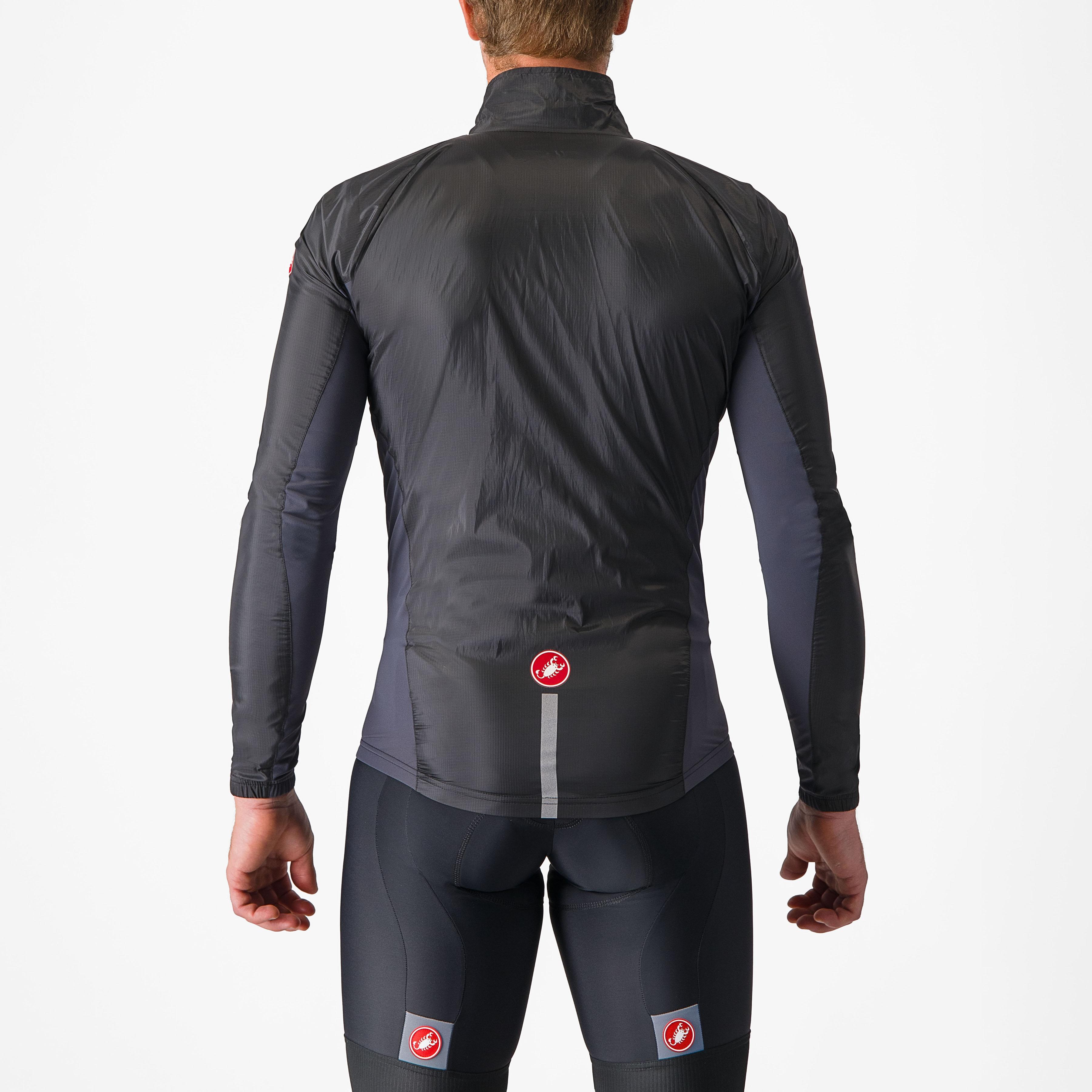 Squadra stretch jacket - light black/dark gray - castelli