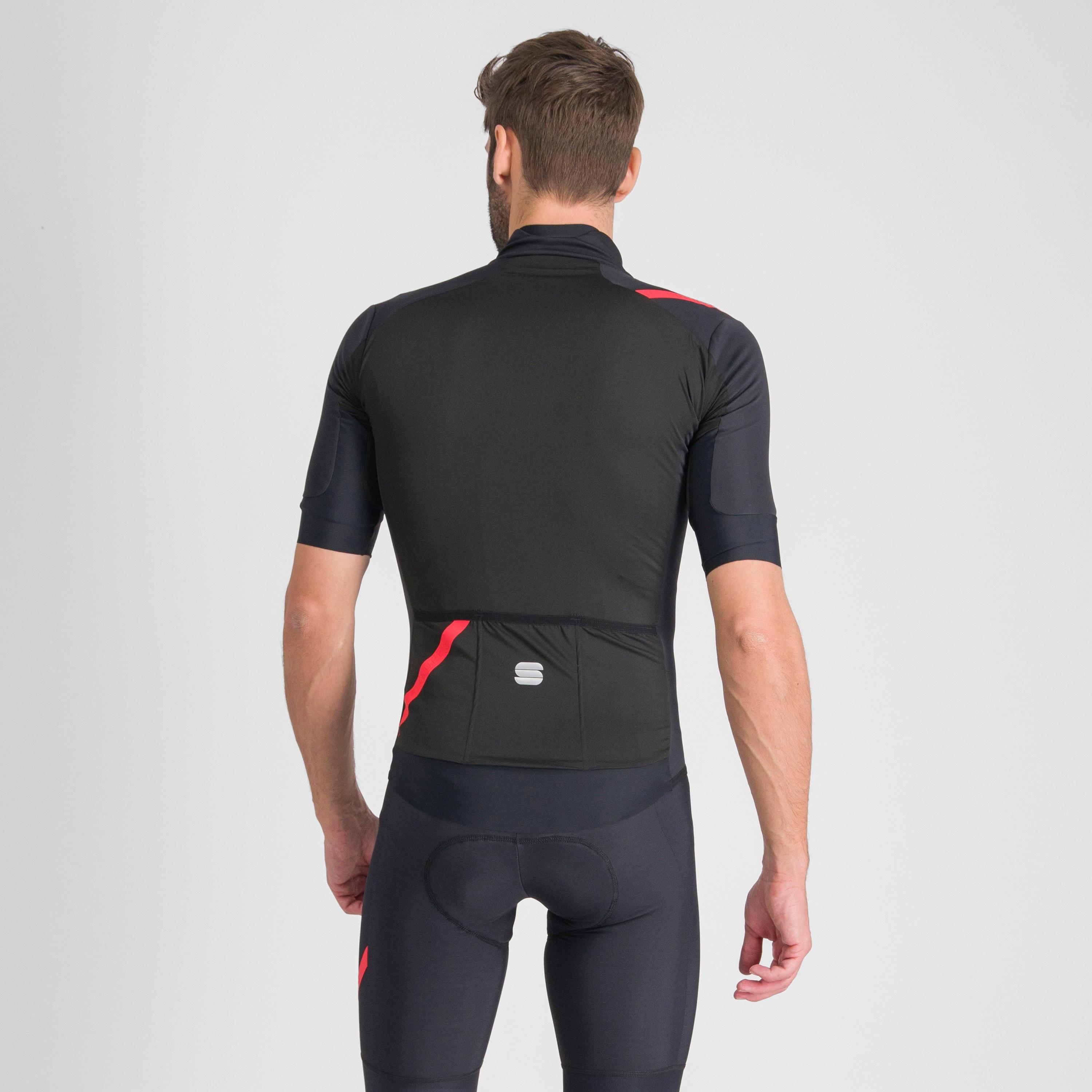 Fiandre light no rain jacket short sleeve - black - sportful