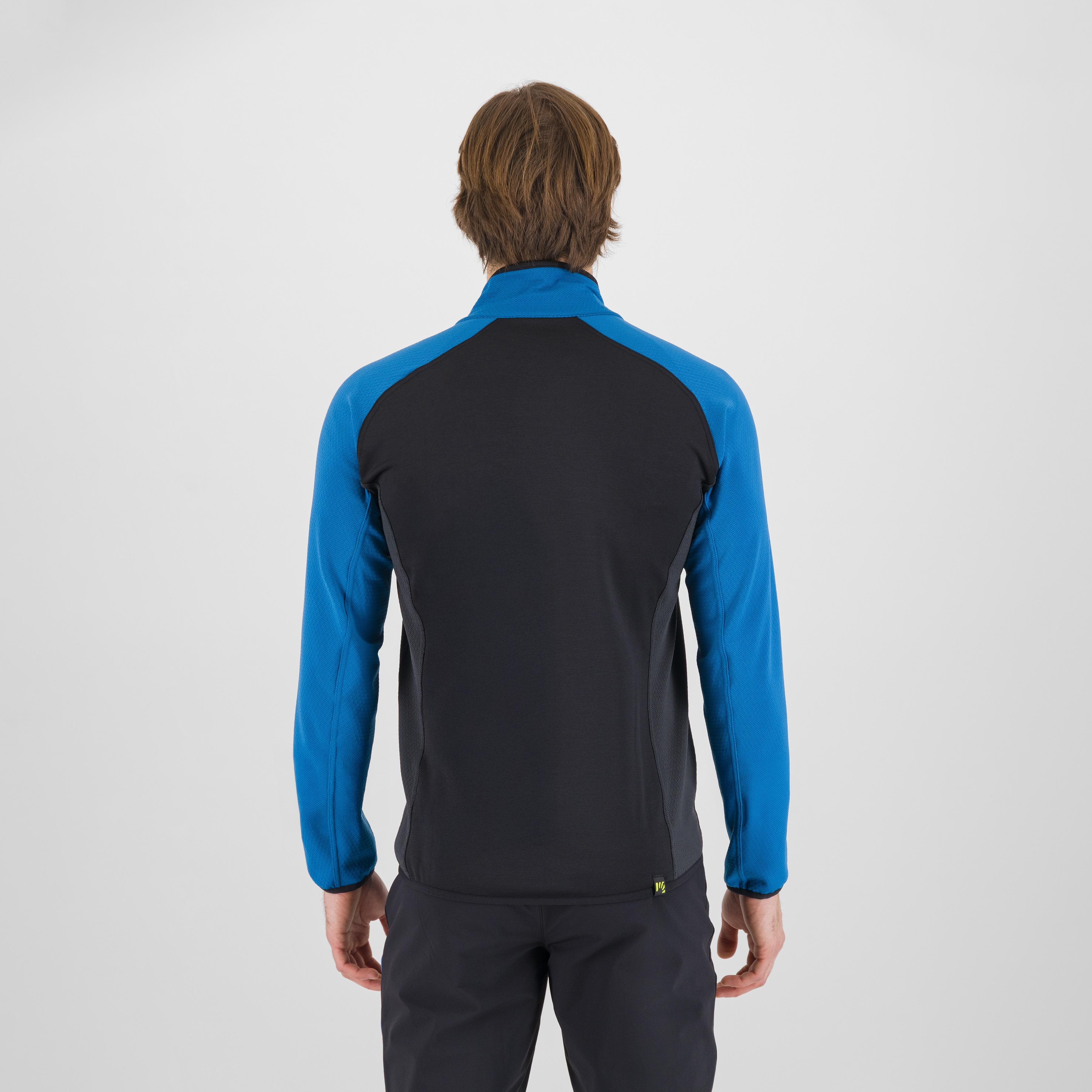 Odle  fleece - black/deep water - karpos